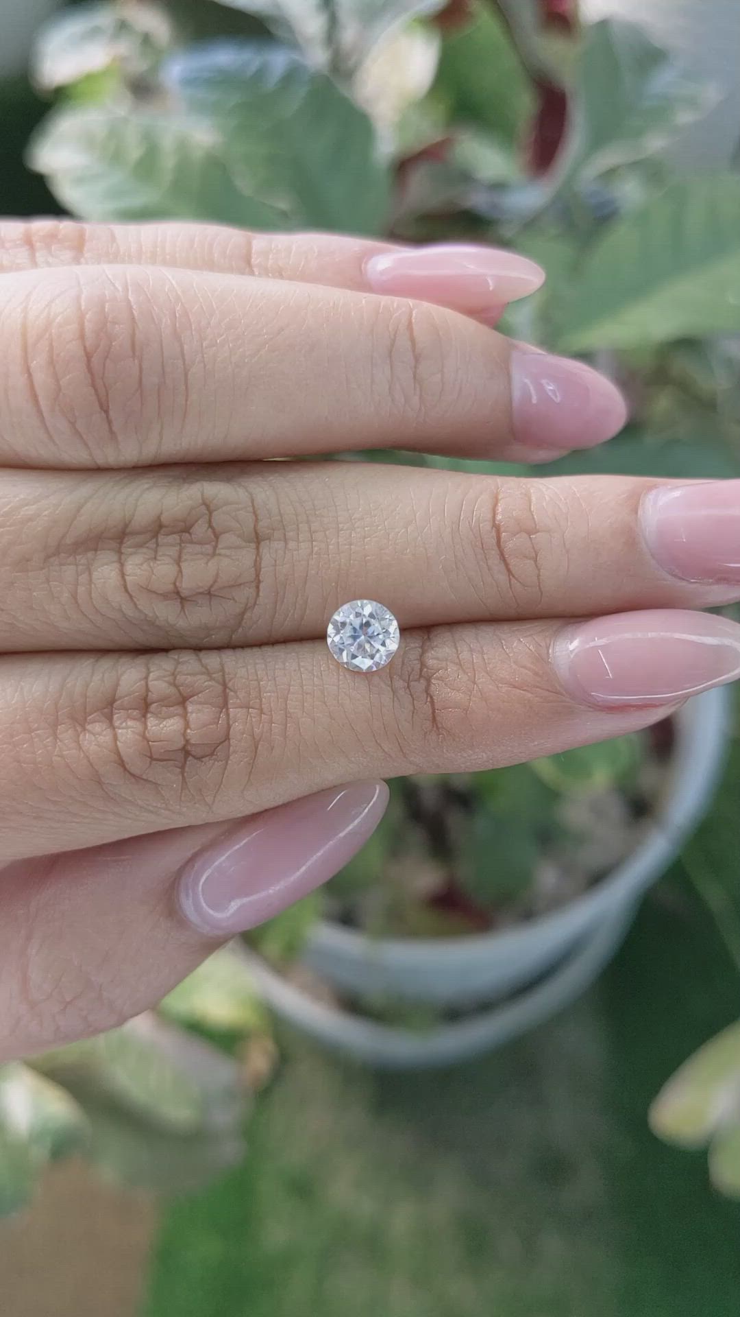 1.26 Ct. Zircon from Ceylon (Sri Lanka) Size Video