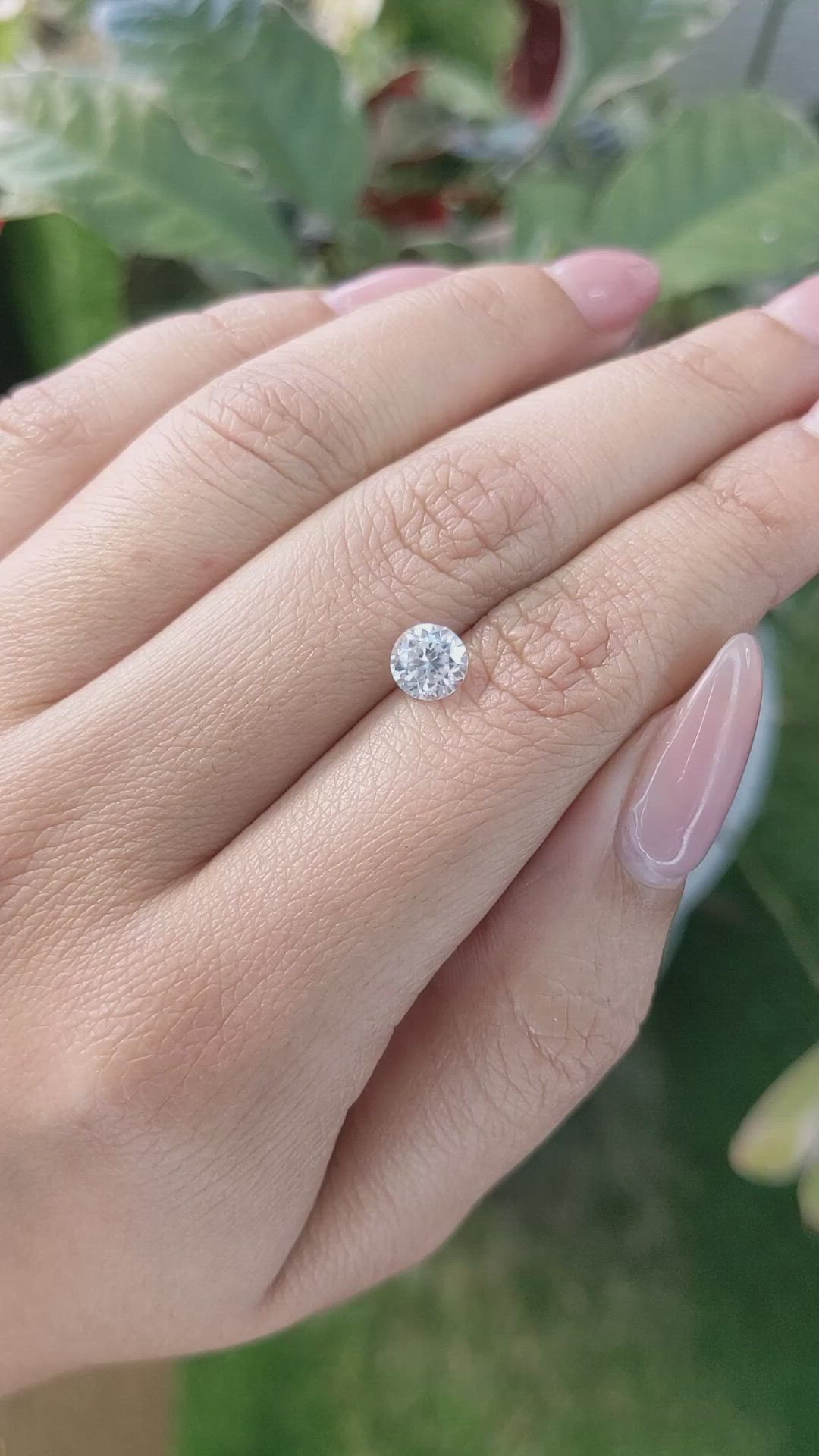 1.26 Ct. Zircon from Ceylon (Sri Lanka) Size Video