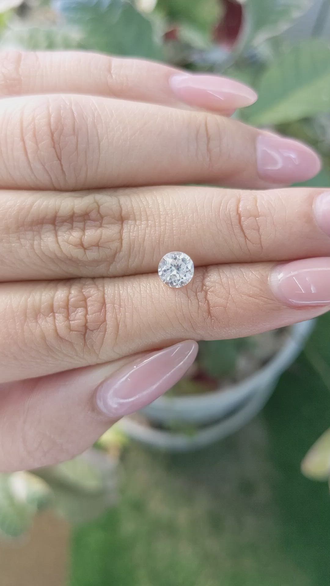 1.26 Ct. Zircon from Ceylon (Sri Lanka) Size Video