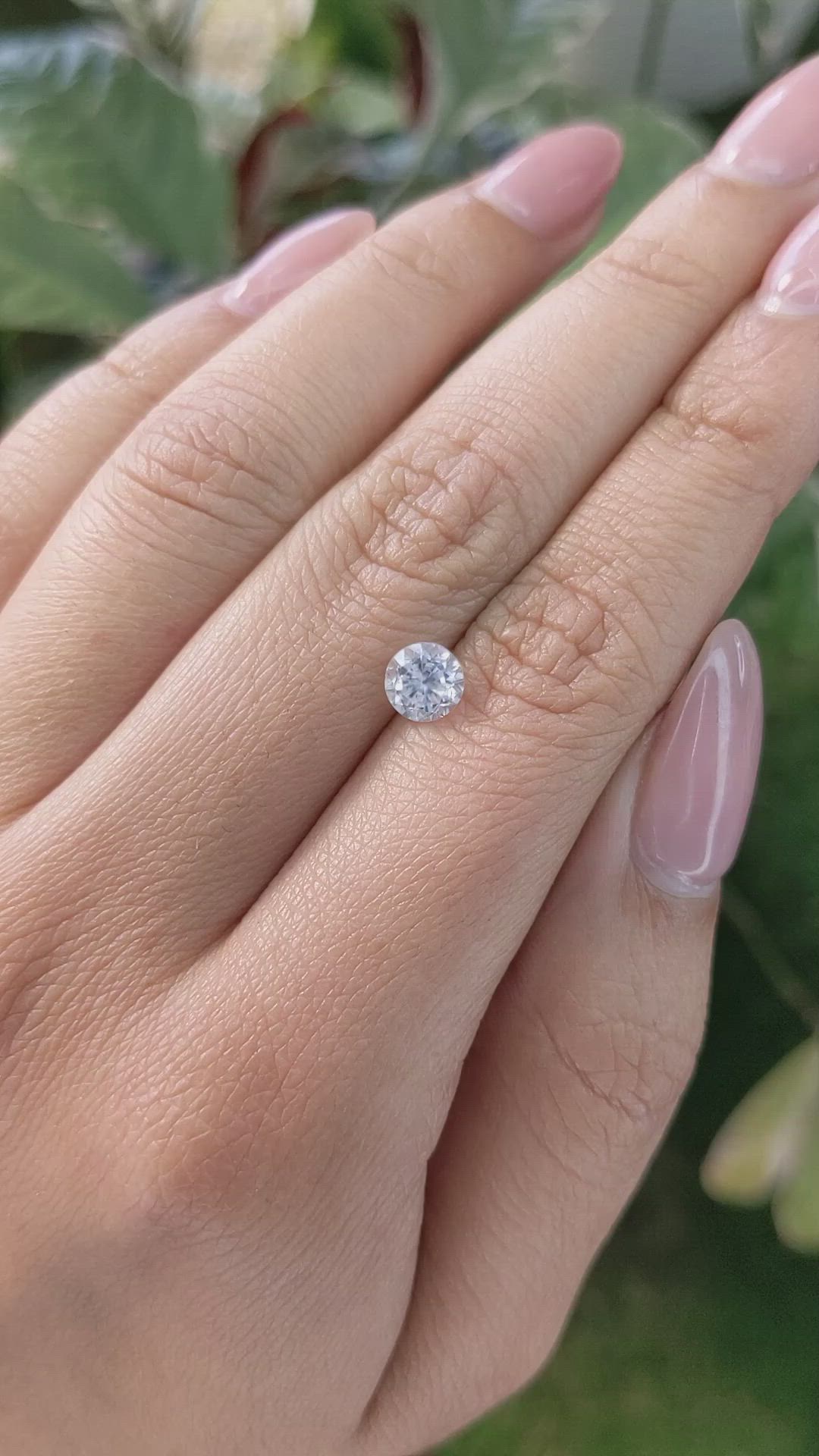 1.25 Ct. Zircon from Ceylon (Sri Lanka) Size Video