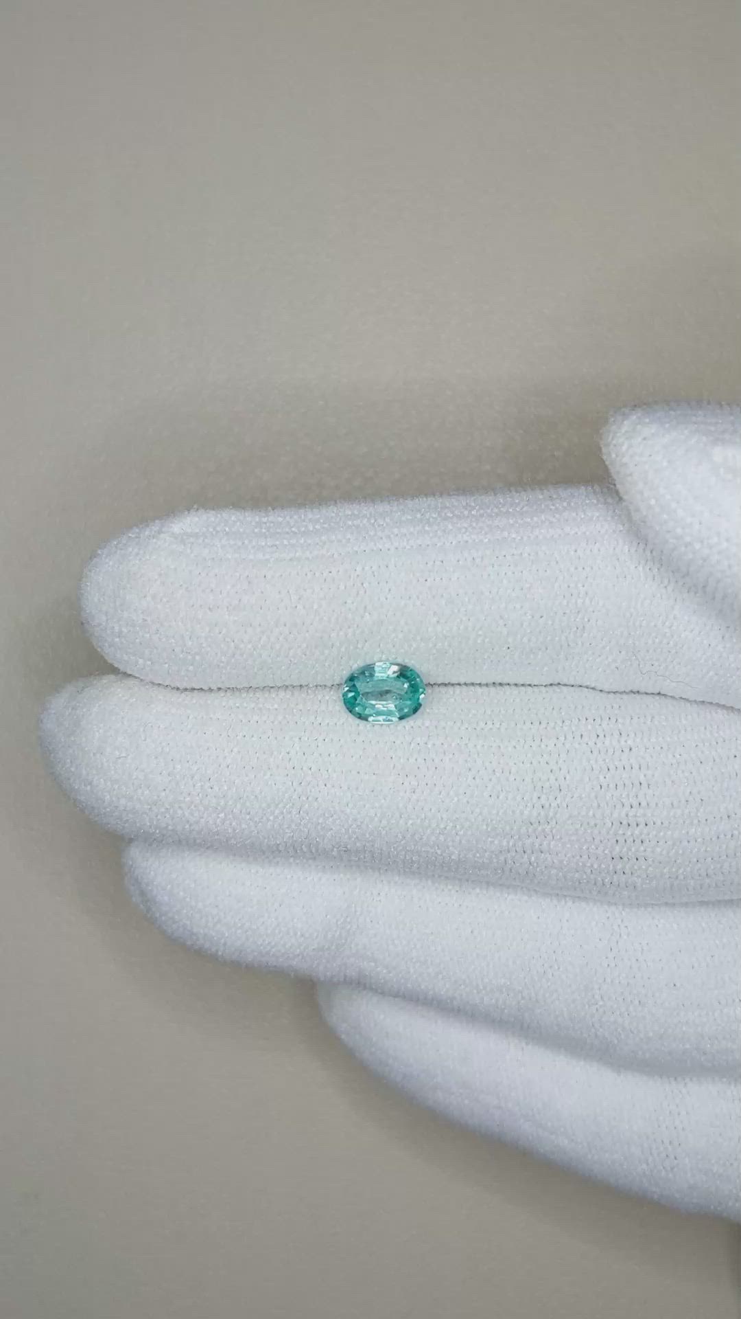 0.89 Ct. Zircon from Cambodia Size Video