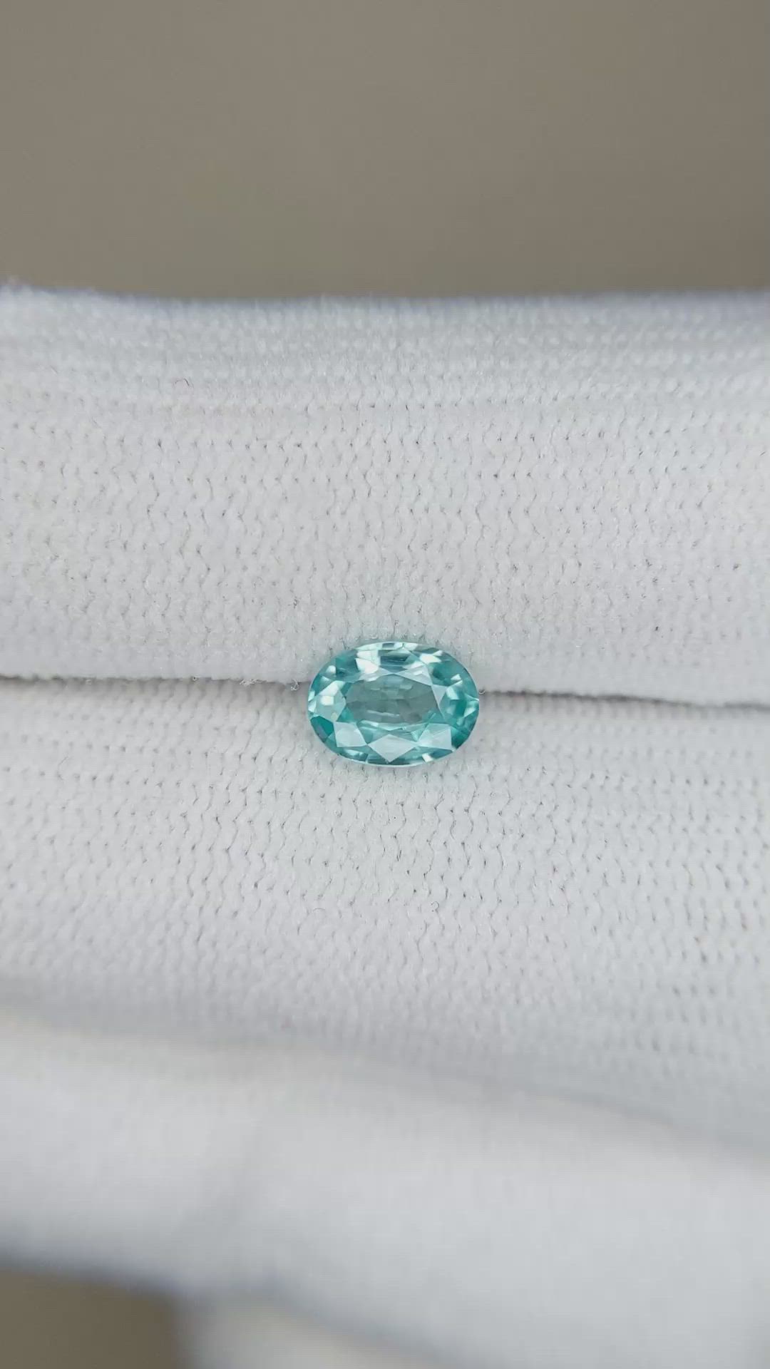 0.89 Ct. Zircon from Cambodia Size Video