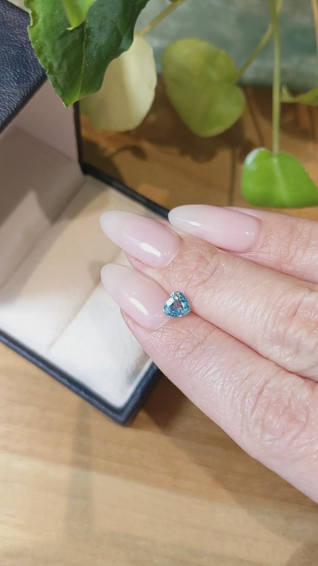 1.05 Ct. Zircon from Cambodia Size Video