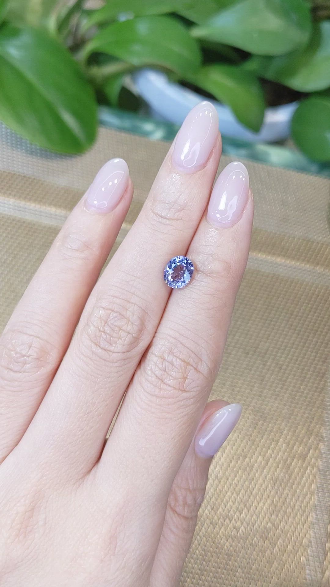 1.57 Ct. Tanzanite from Tanzania Size Video