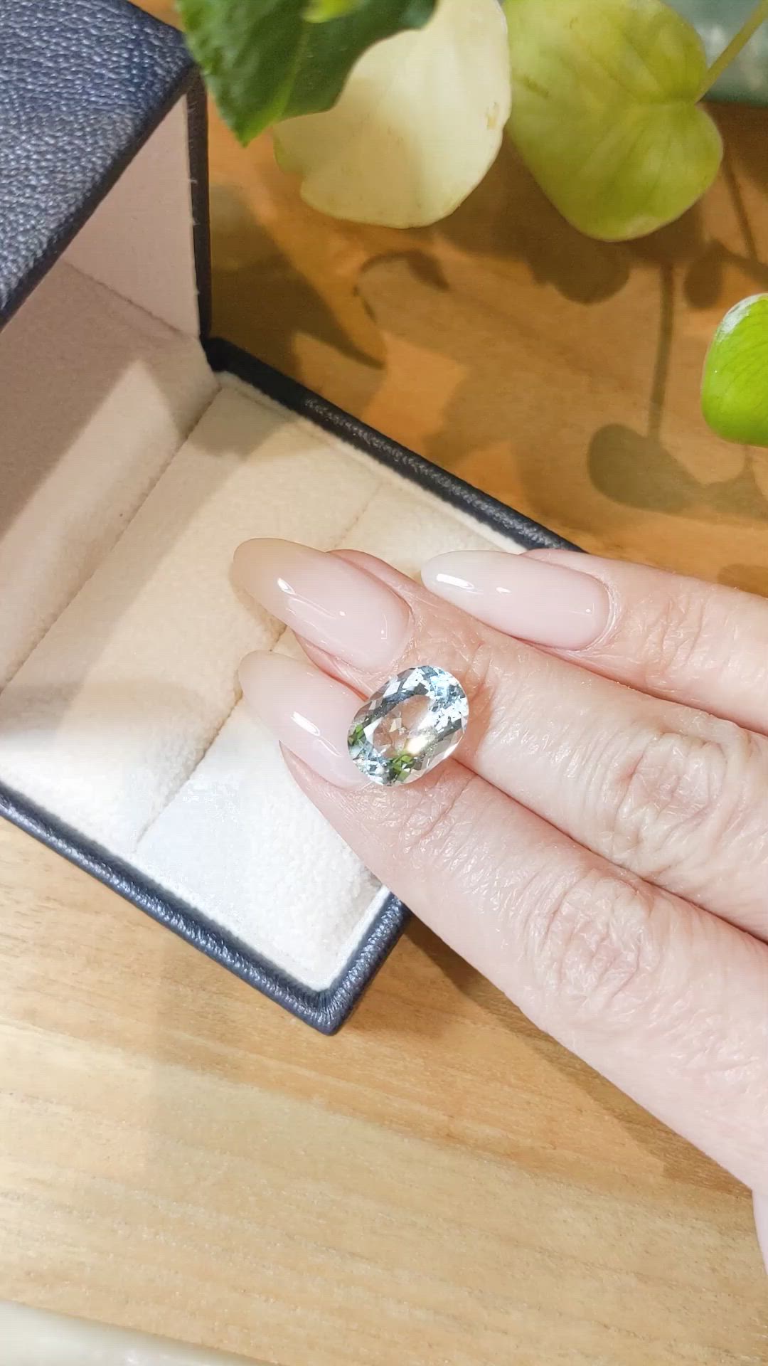 5.94 Ct. Aquamarine from Brazil Size Video