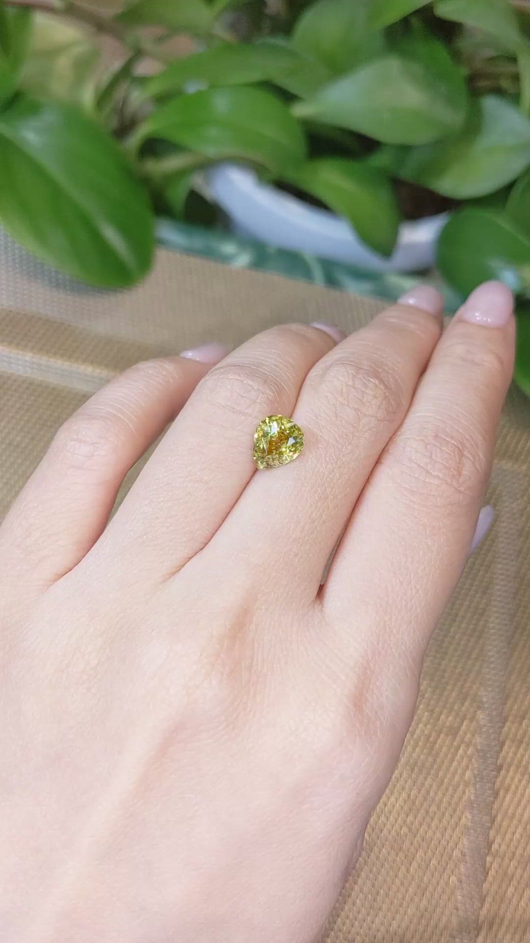 2.24 Ct. Sphene (Titanite) from Madagascar Size Video