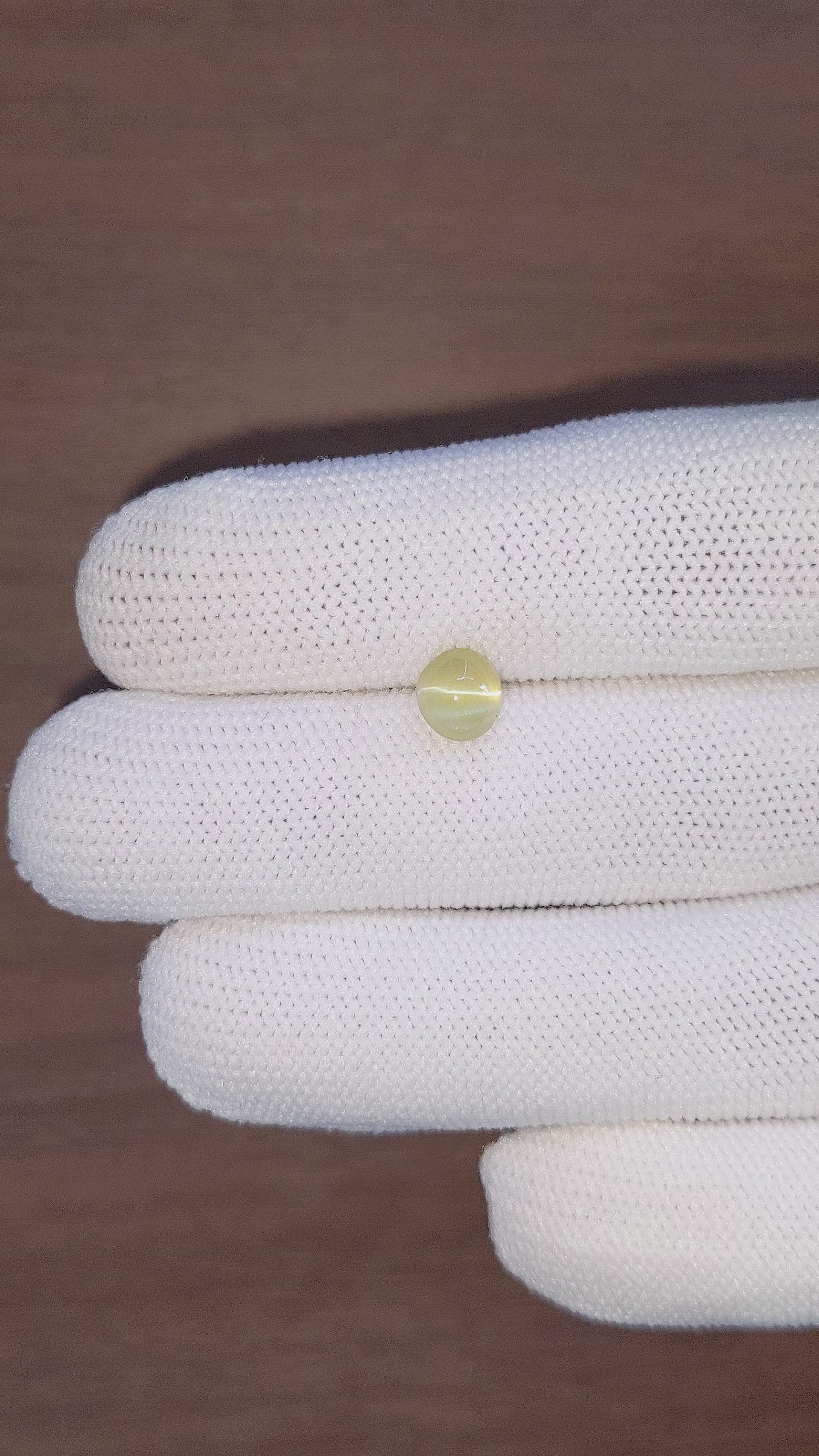 1.81 Ct. Cabochon Chrysoberyl from Tanzania Size Video