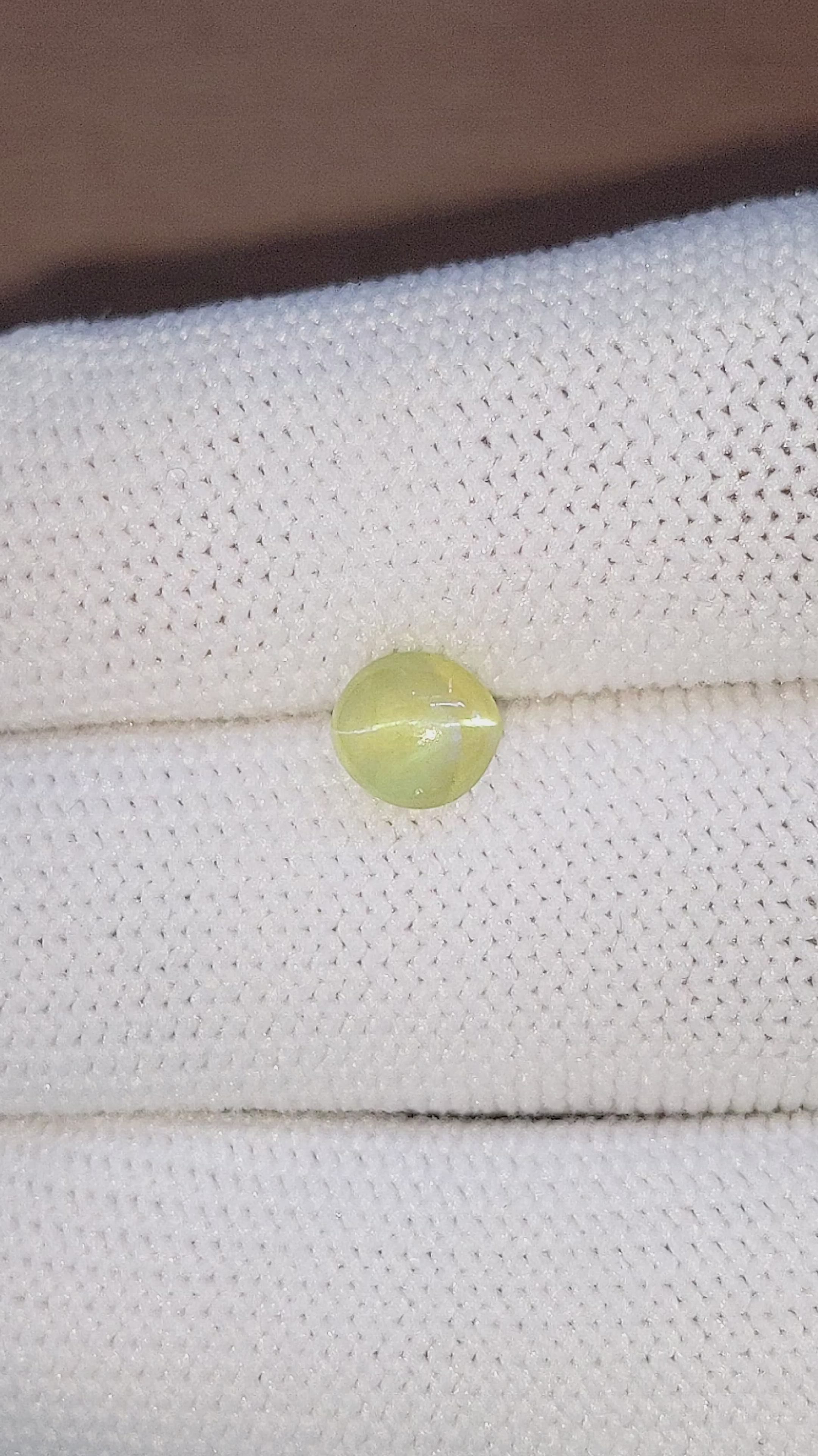 1.70 Ct. Cabochon Chrysoberyl from Tanzania Size Video