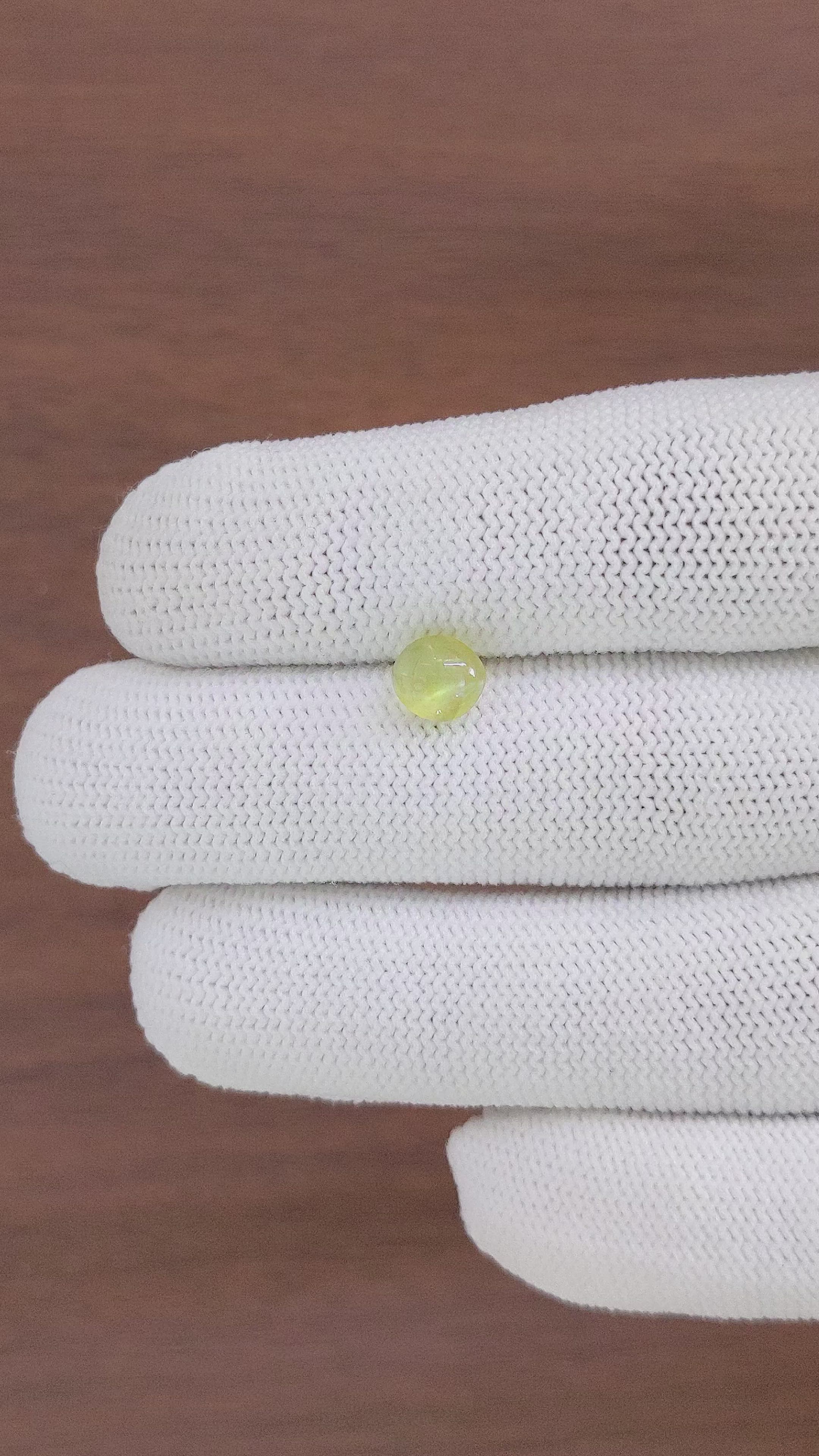 1.70 Ct. Cabochon Chrysoberyl from Tanzania Size Video