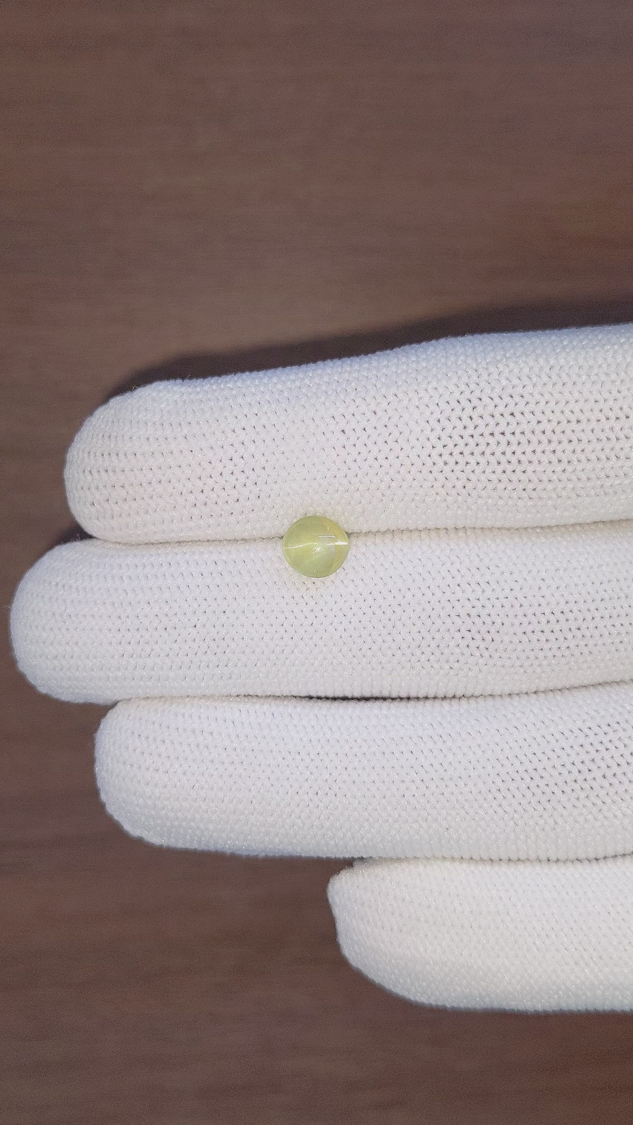 1.70 Ct. Cabochon Chrysoberyl from Tanzania Size Video