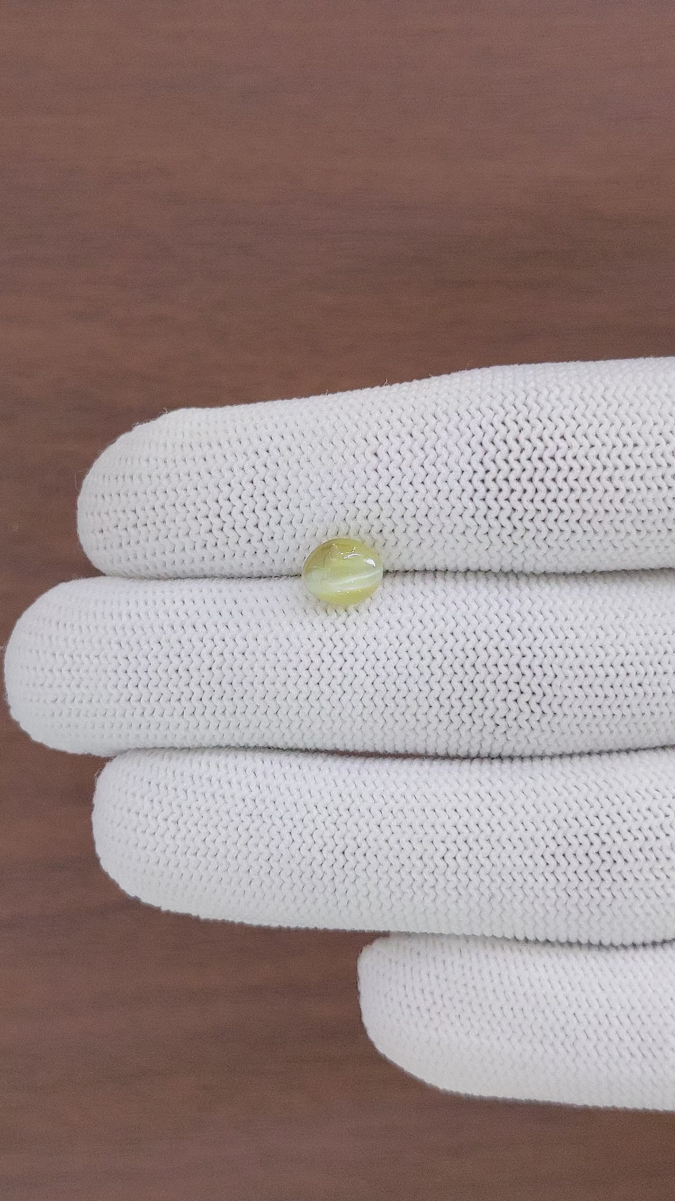 1.97 Ct. Cabochon Chrysoberyl from Tanzania Size Video