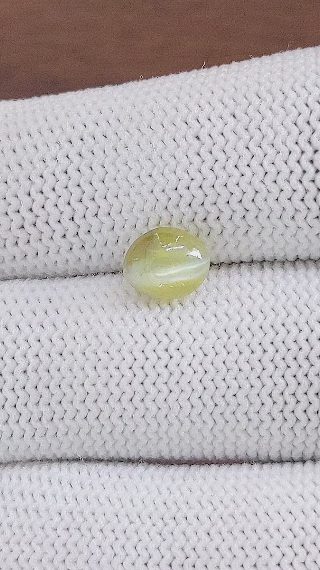 1.97 Ct. Cabochon Chrysoberyl from Tanzania Size Video