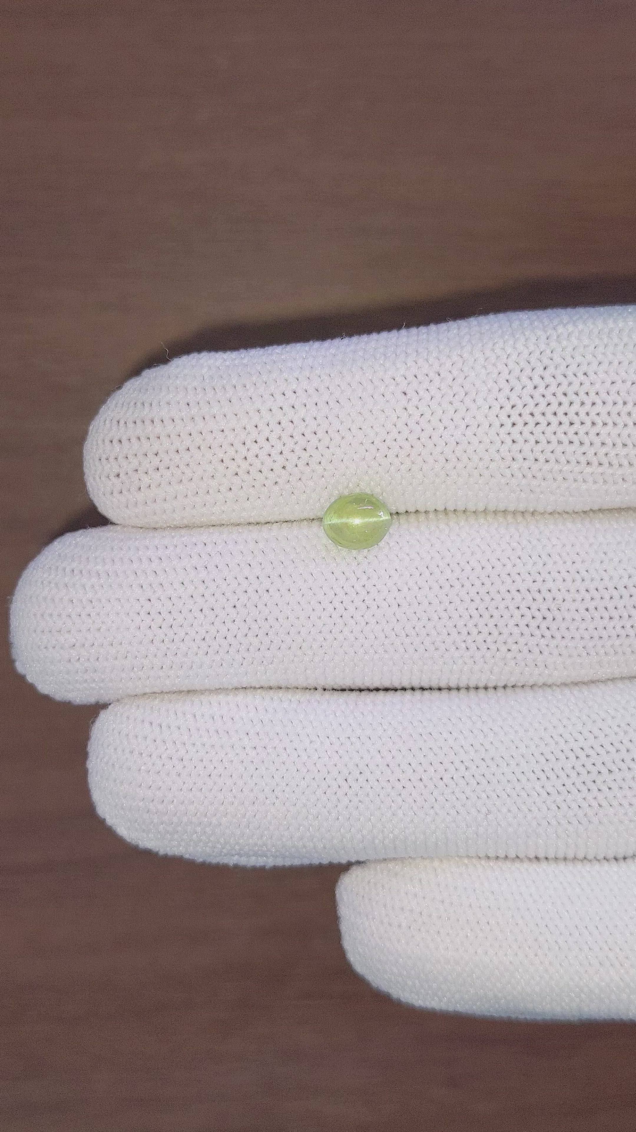 1.52 Ct. Cabochon Chrysoberyl from Tanzania Size Video