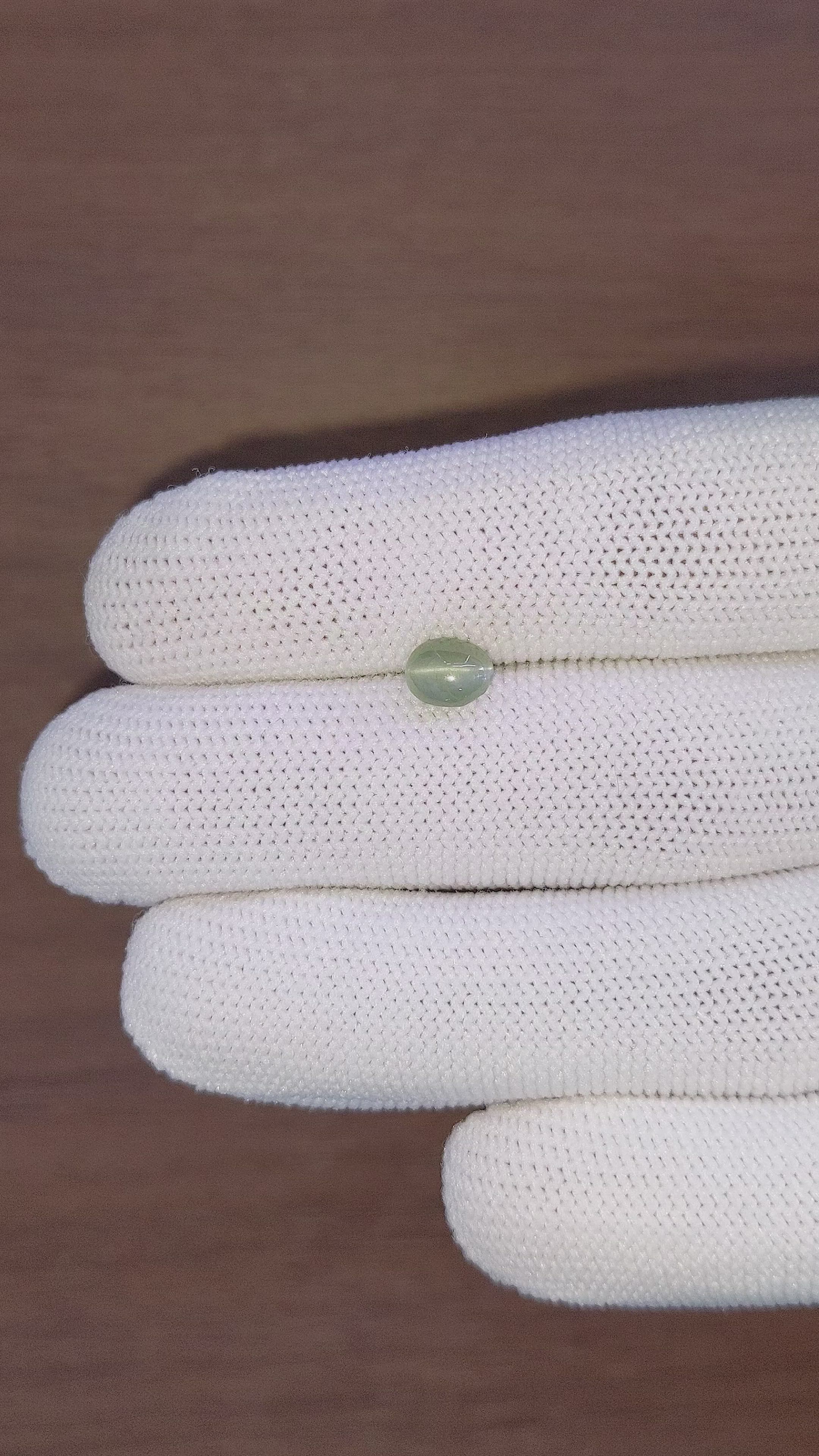 1.51 Ct. Cabochon Chrysoberyl from Tanzania Size Video