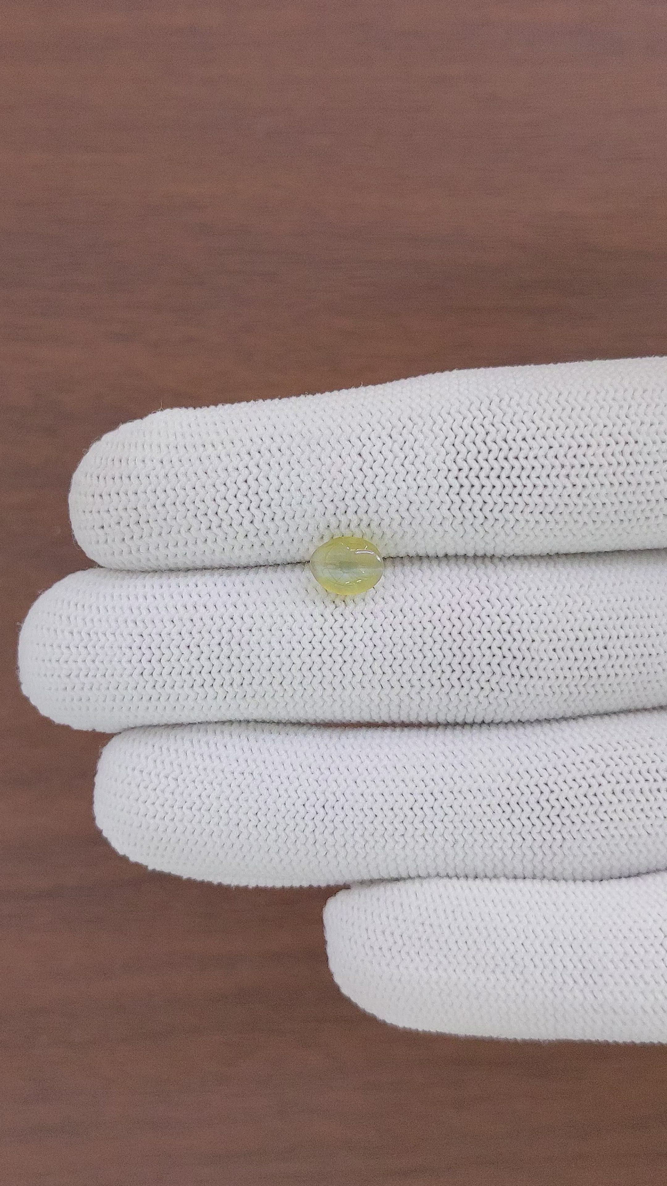 1.68 Ct. Cabochon Chrysoberyl from Tanzania Size Video