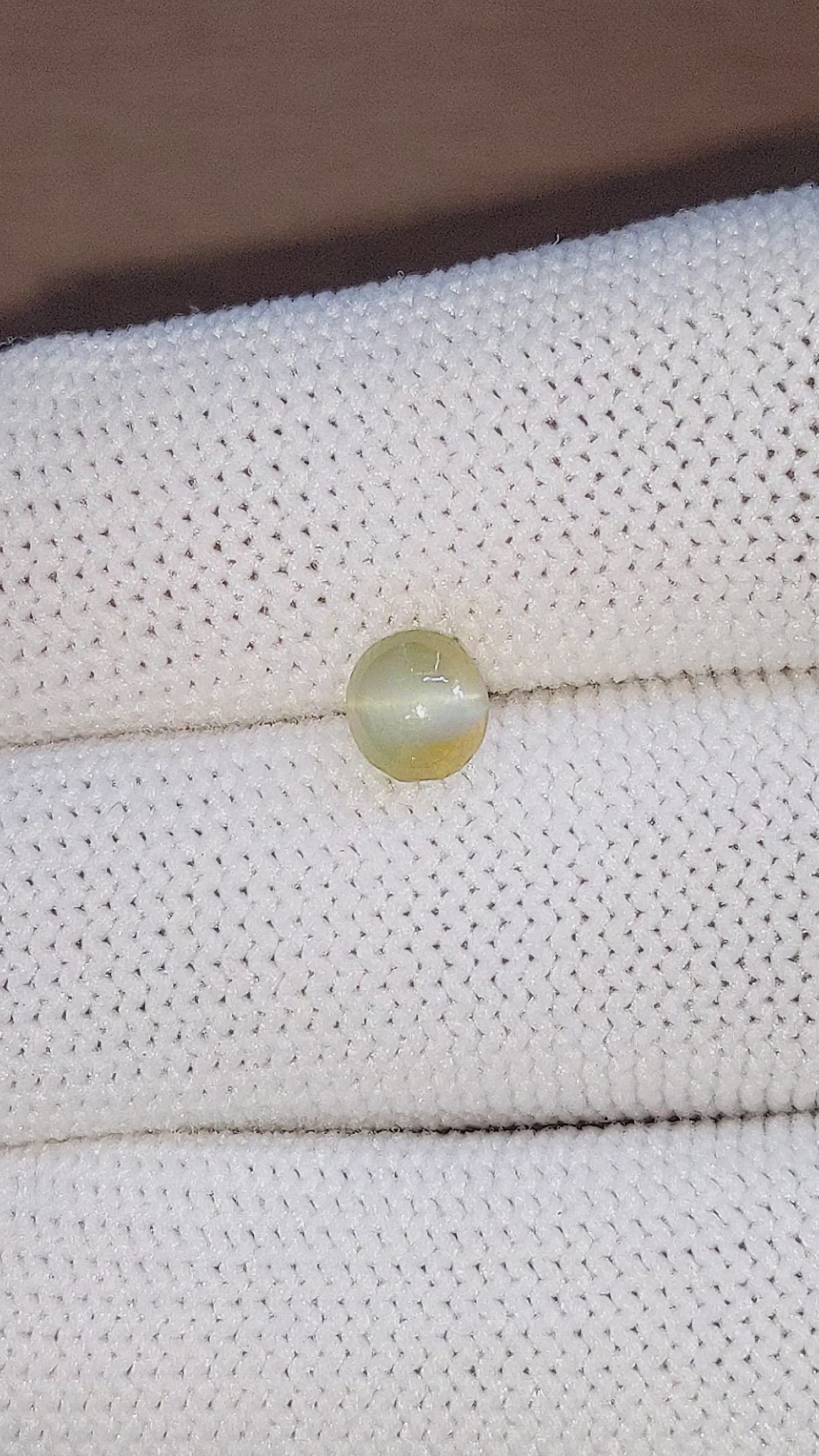 1.49 Ct. Cabochon Chrysoberyl from Tanzania Size Video