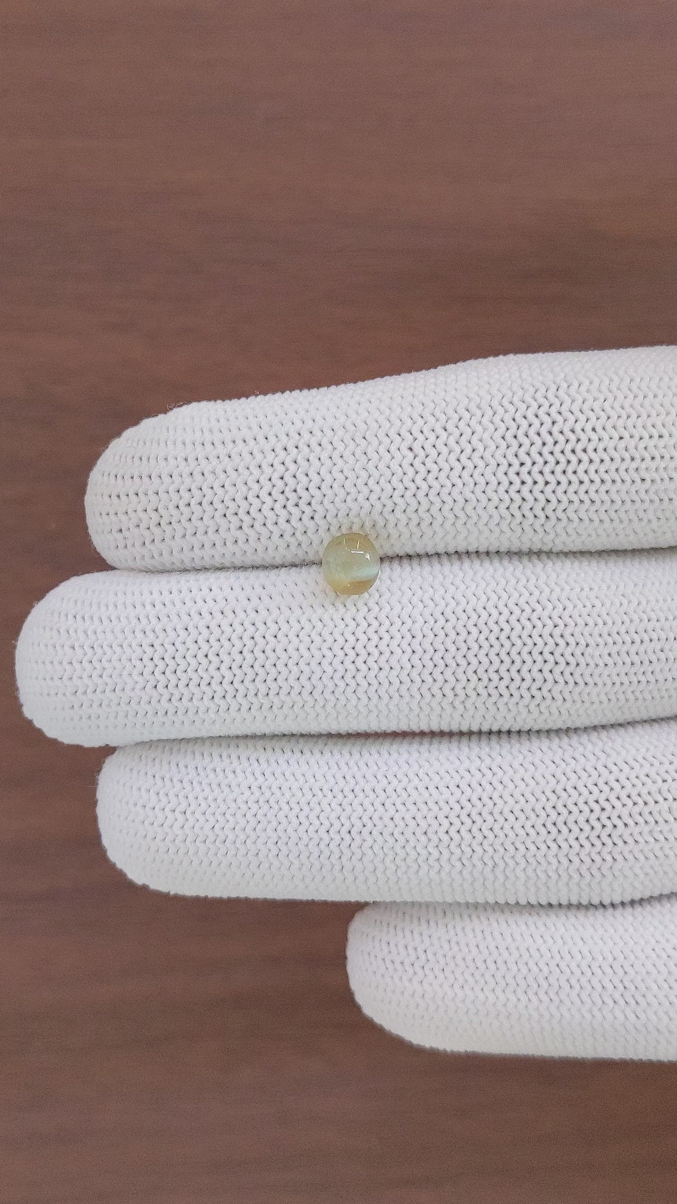 1.49 Ct. Cabochon Chrysoberyl from Tanzania Size Video