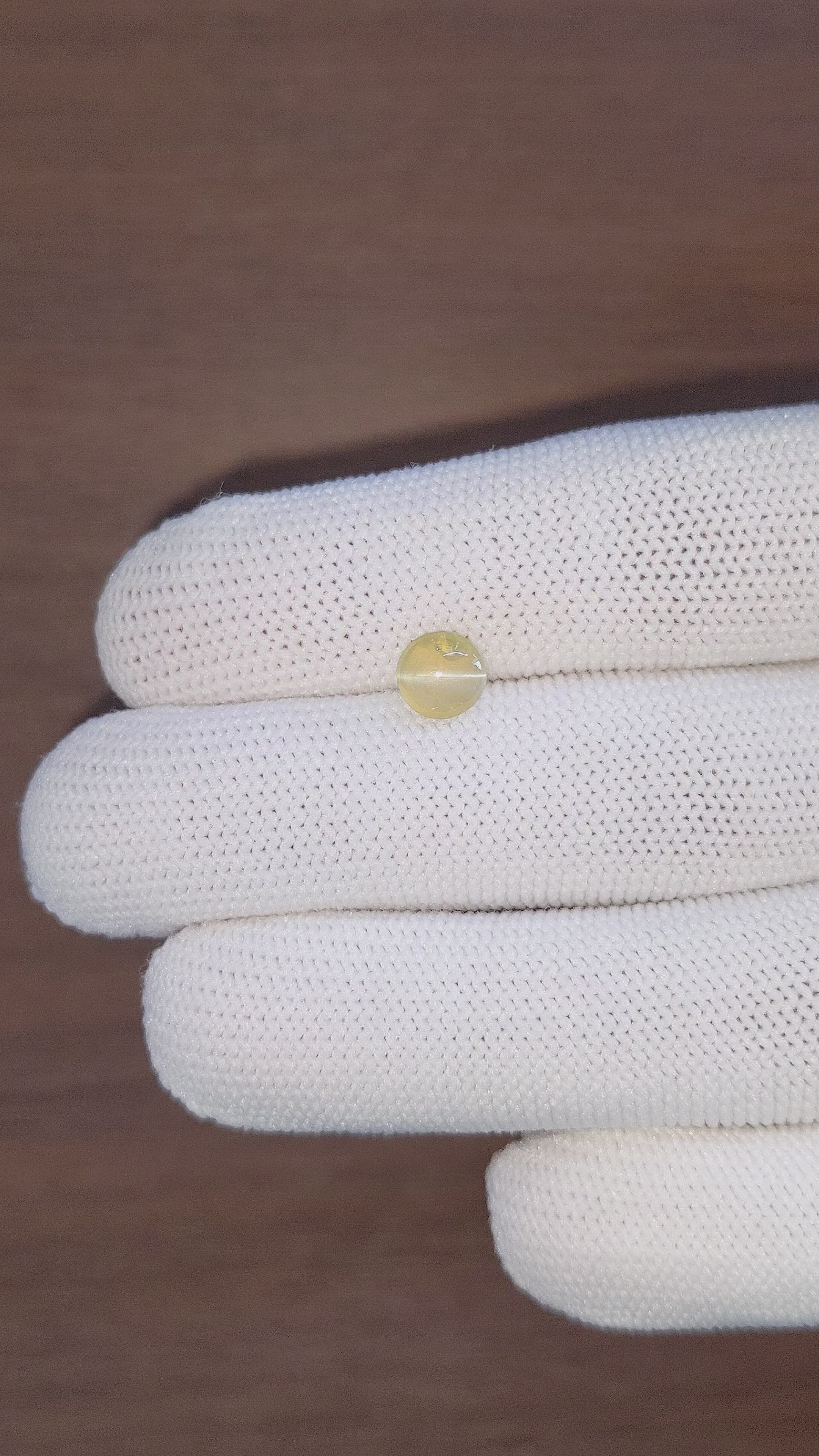 1.68 Ct. Cabochon Chrysoberyl from Tanzania Size Video