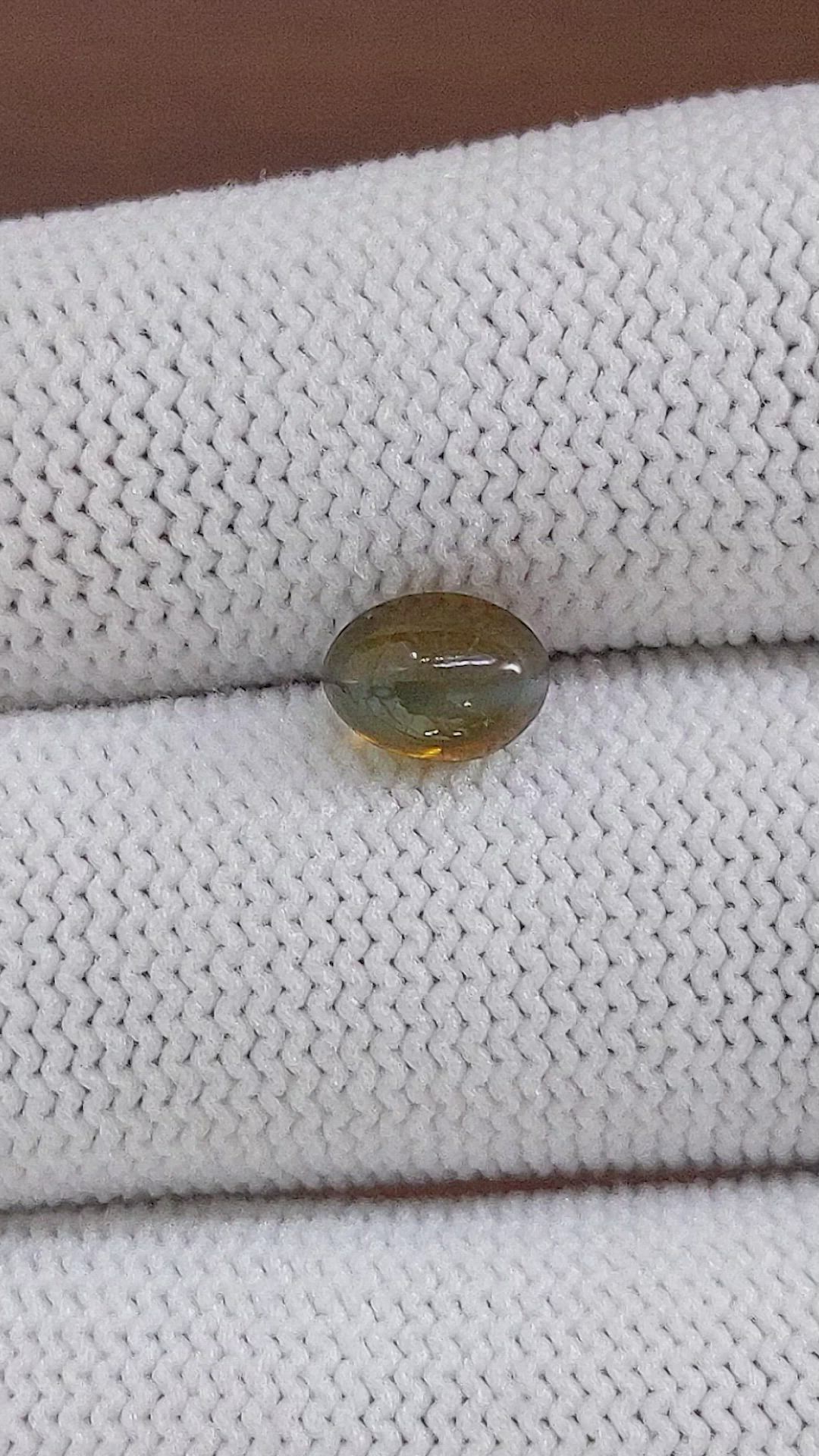 1.65 Ct. Cabochon Chrysoberyl from Tanzania Size Video