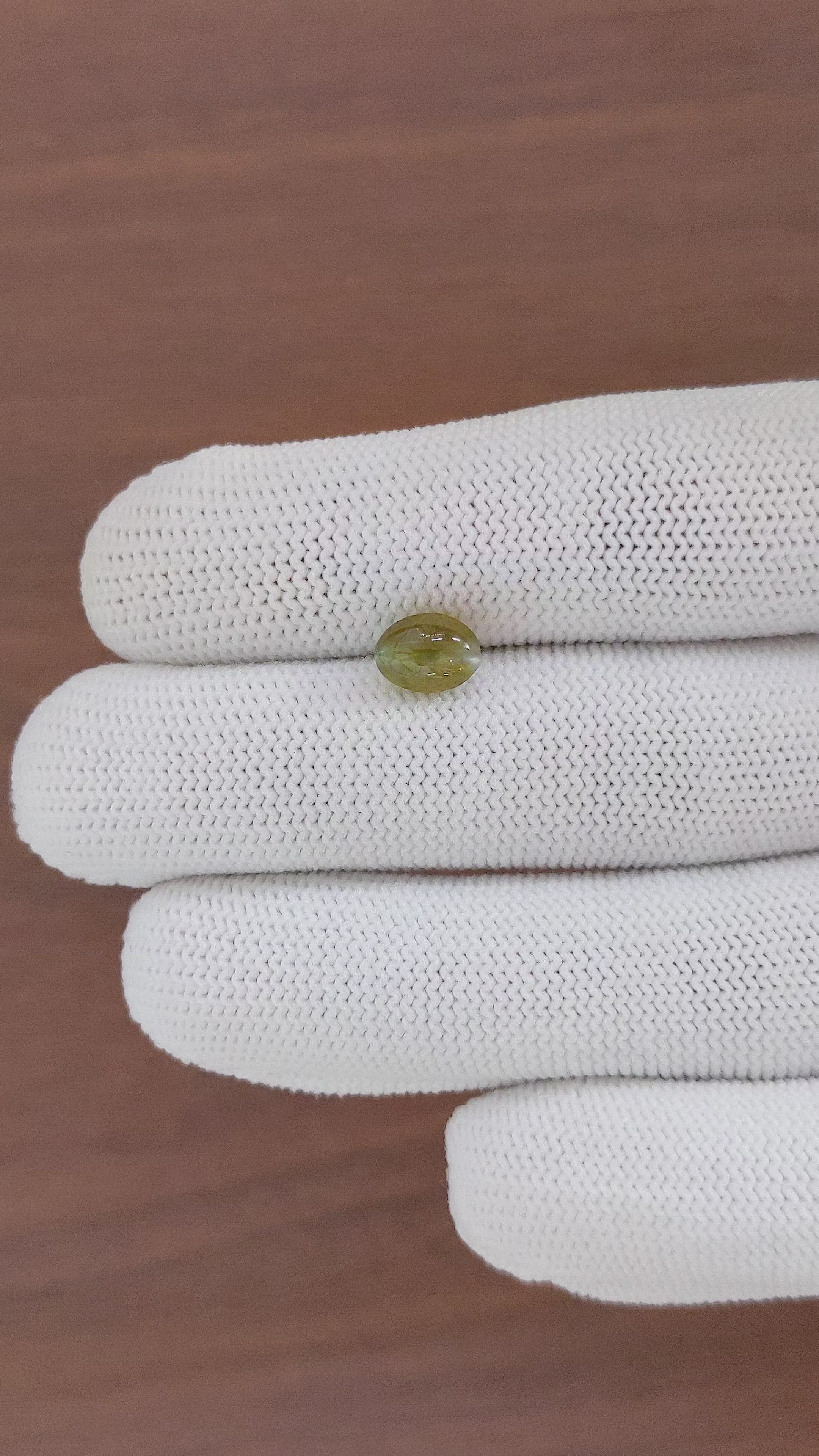 1.99 Ct. Cabochon Chrysoberyl from Tanzania Size Video