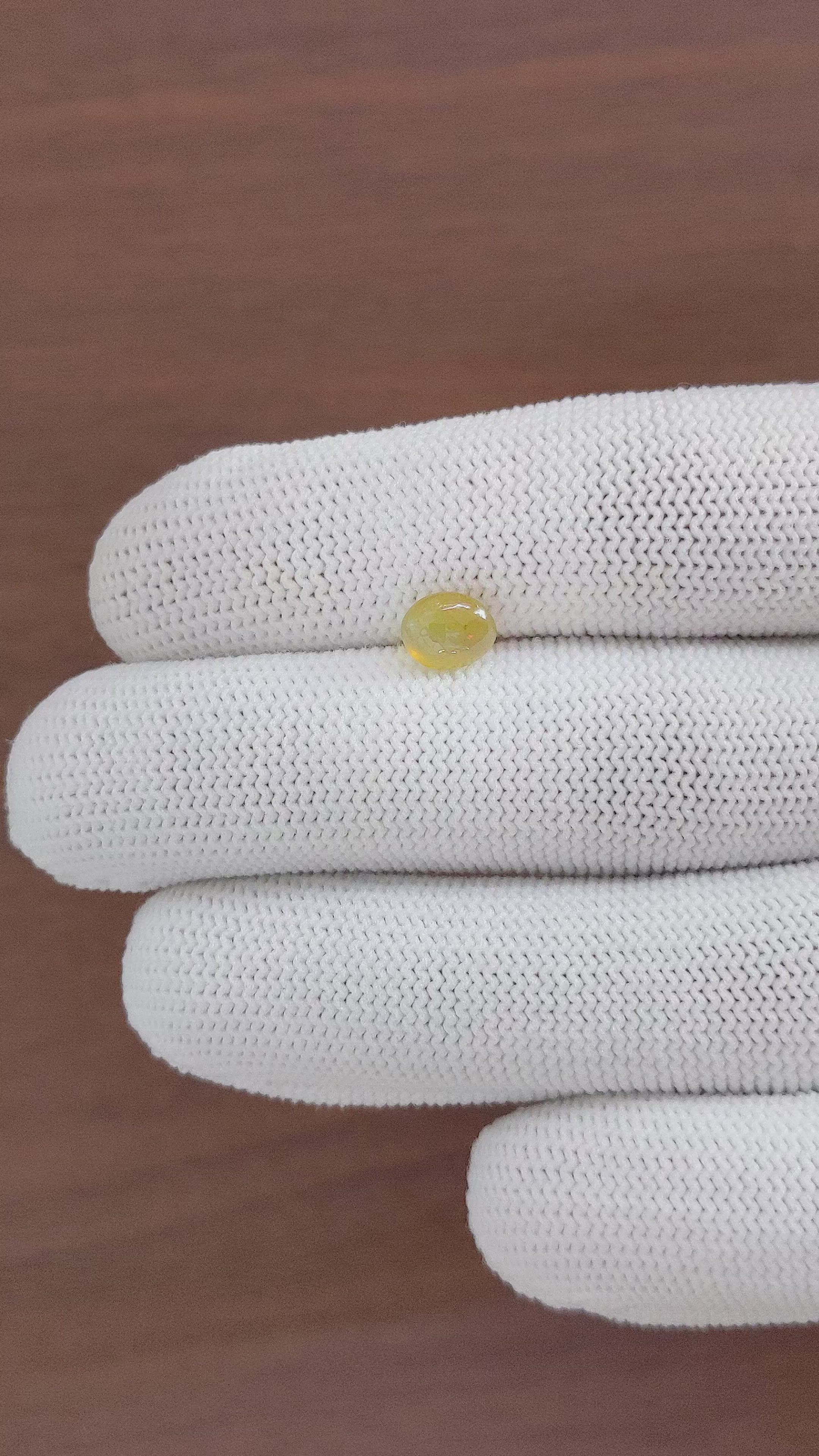 1.59 Ct. Cabochon Chrysoberyl from Tanzania Size Video