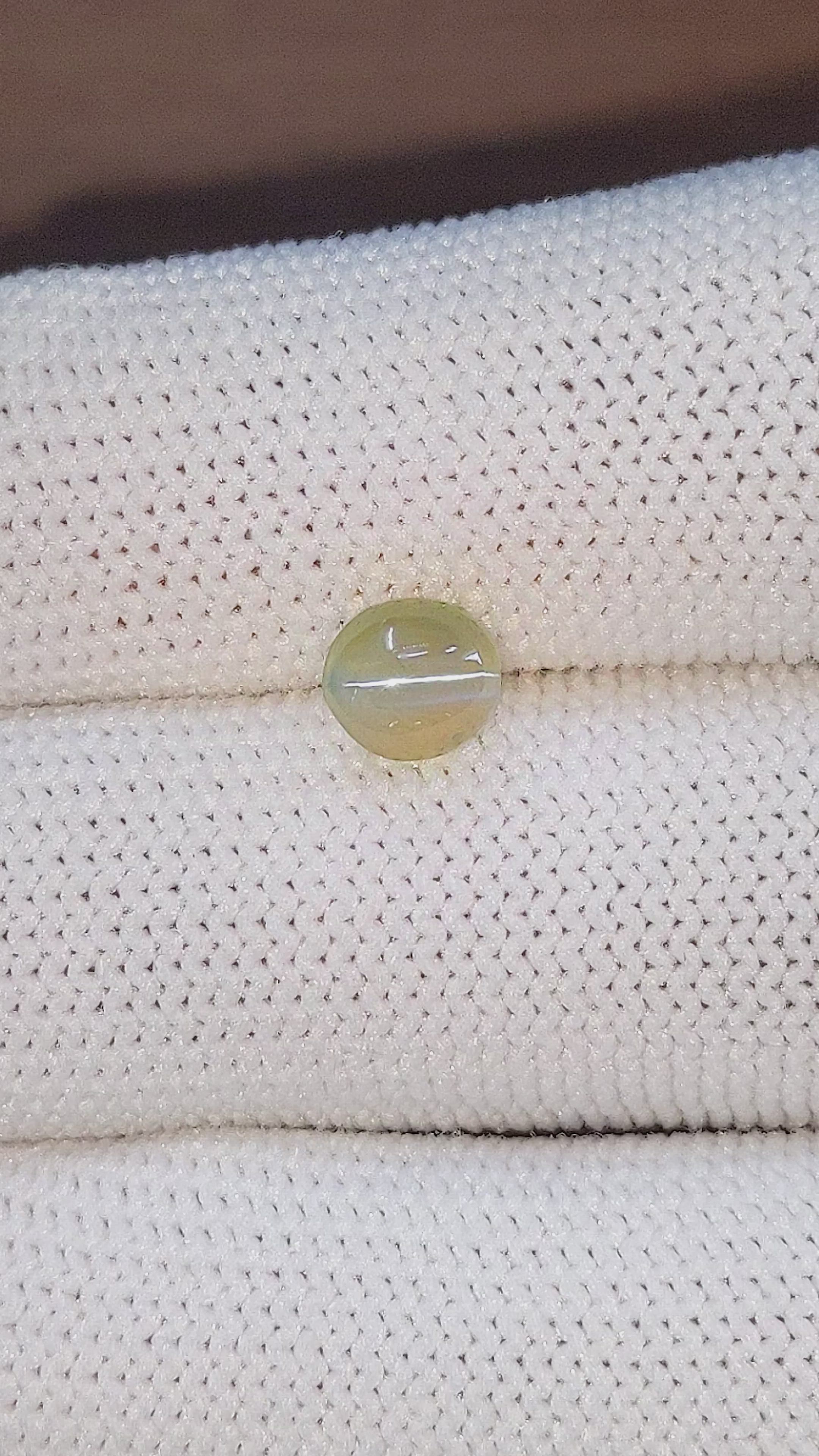 1.73 Ct. Cabochon Chrysoberyl from Tanzania Size Video