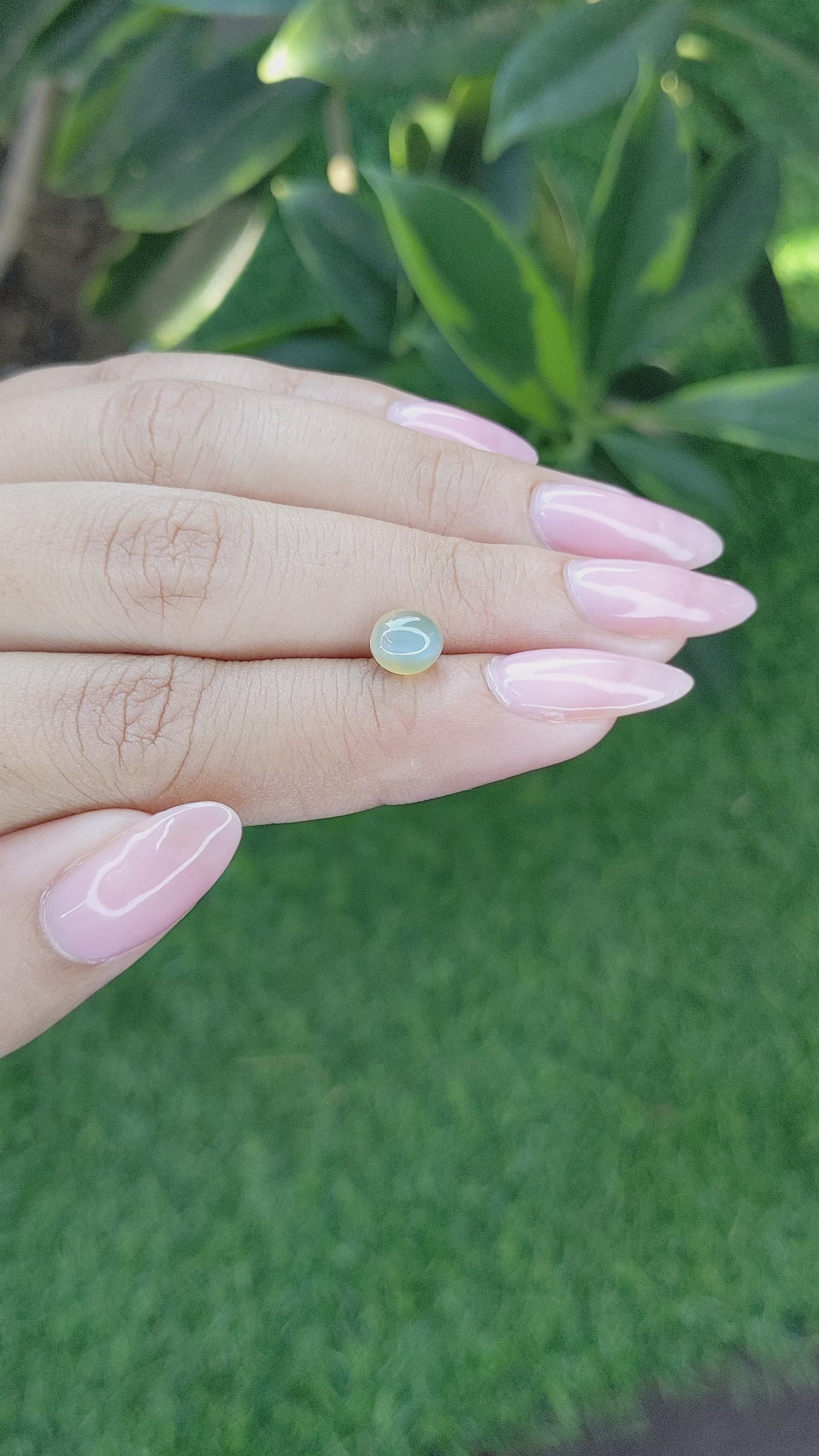 1.73 Ct. Cabochon Chrysoberyl from Tanzania Size Video