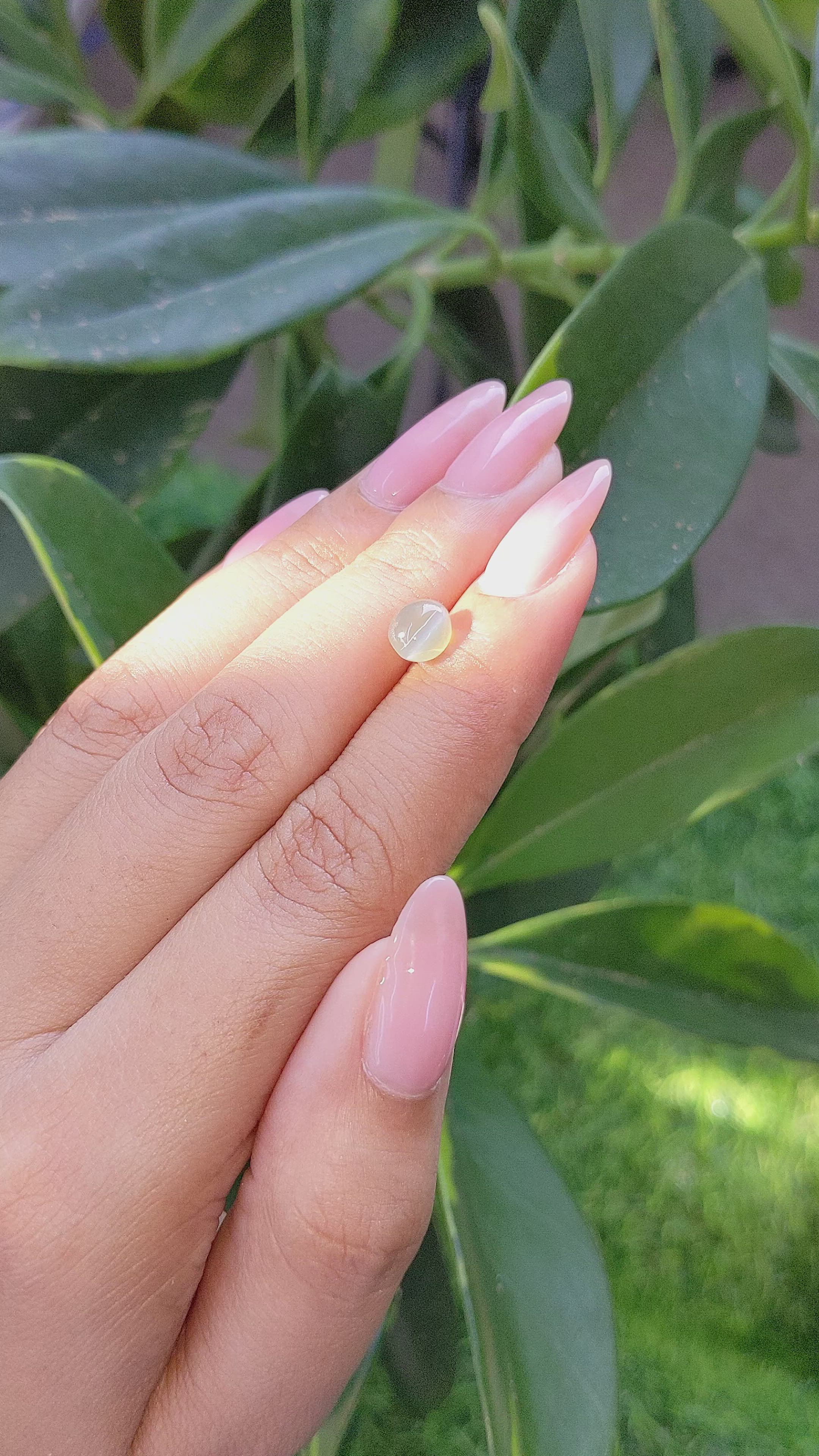 1.73 Ct. Cabochon Chrysoberyl from Tanzania Size Video