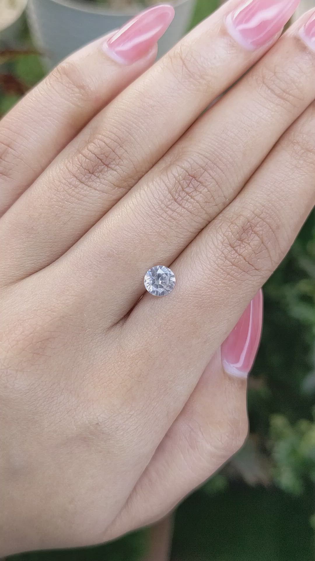 1.03 Ct. Zircon from Ceylon (Sri Lanka) Size Video