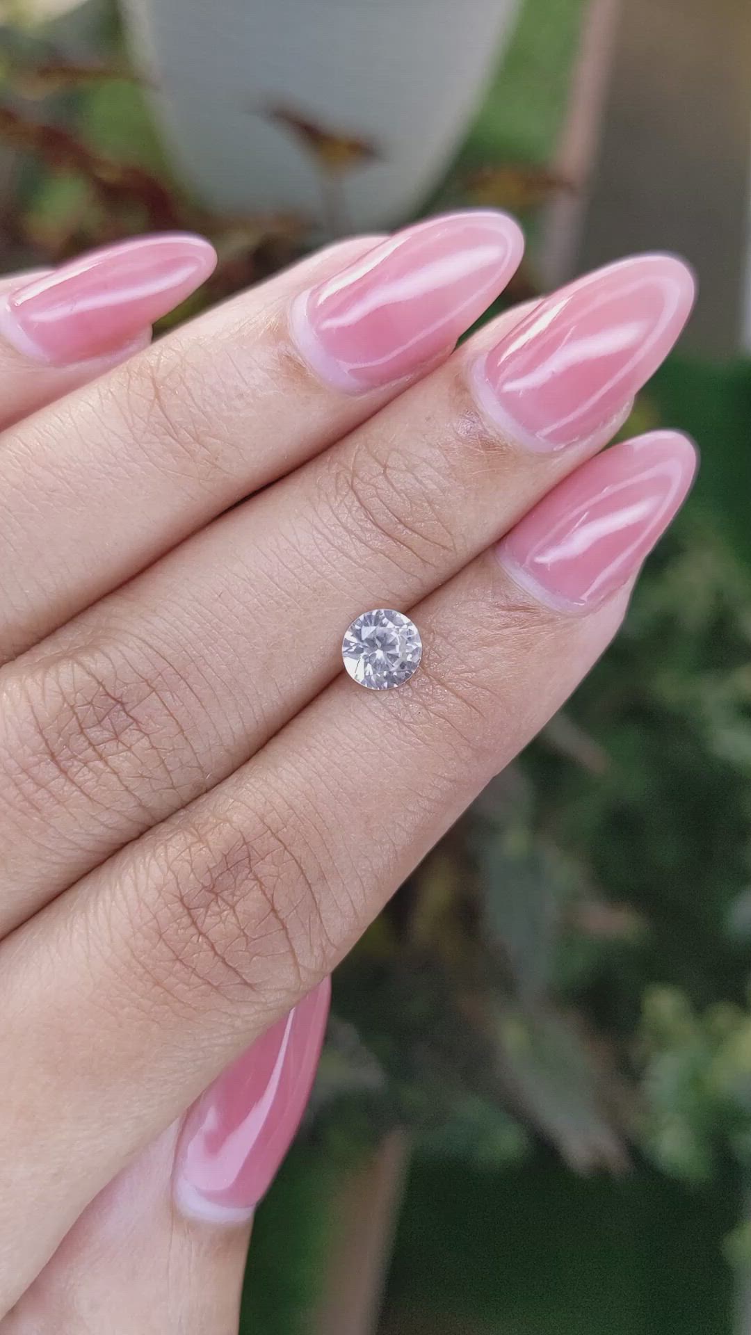 1.03 Ct. Zircon from Ceylon (Sri Lanka) Size Video