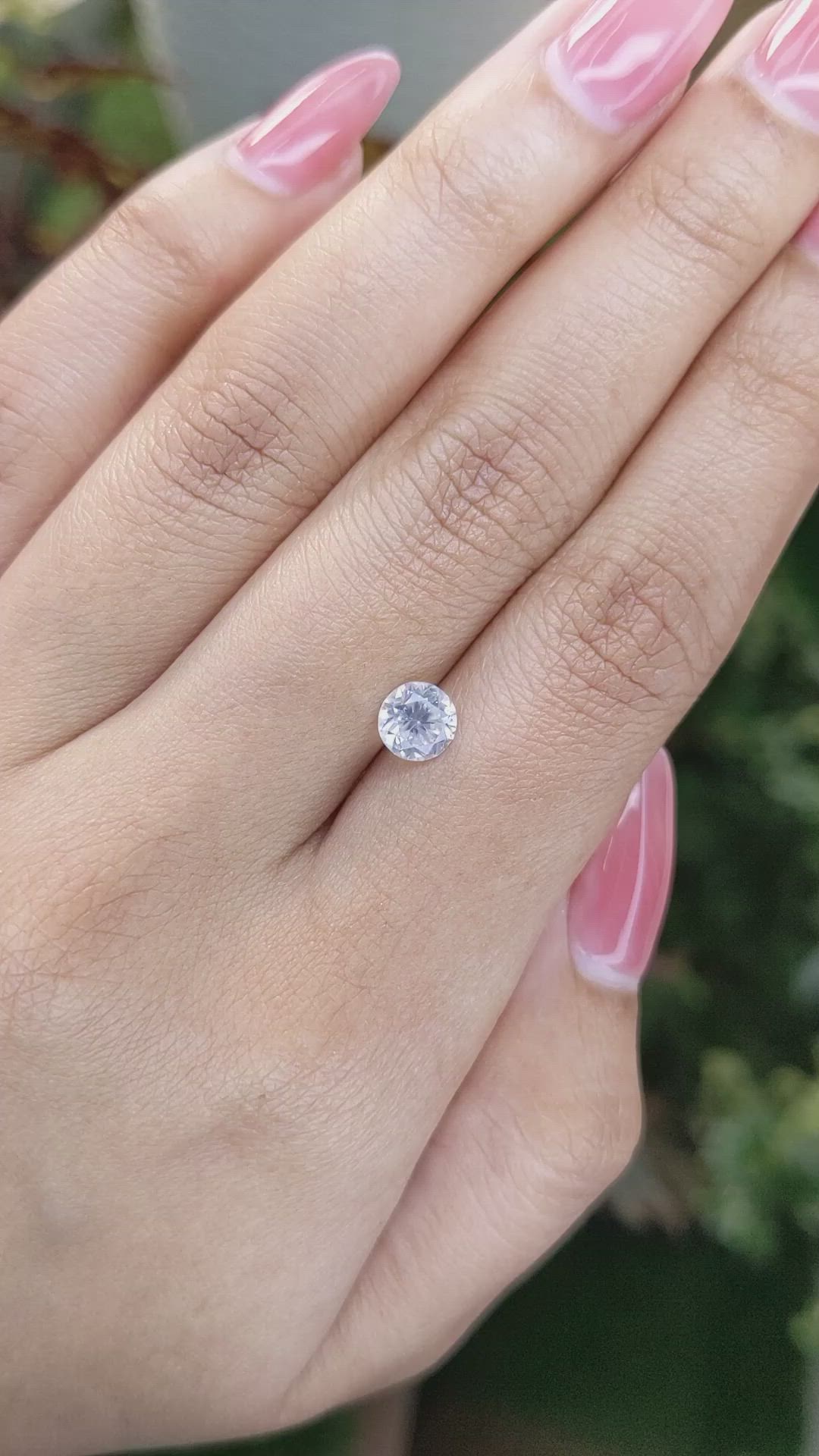 1.25 Ct. Zircon from Ceylon (Sri Lanka) Size Video