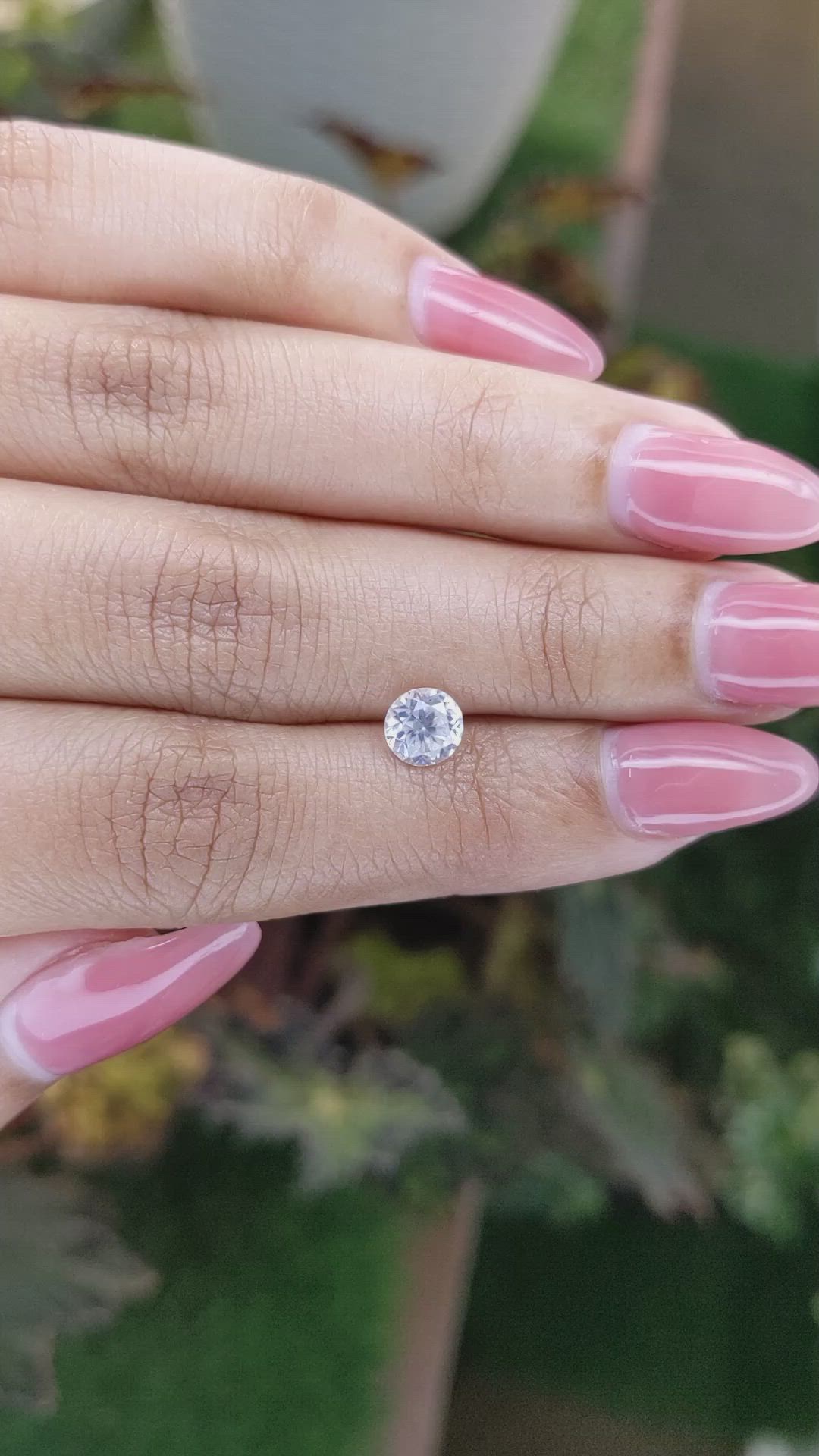 1.25 Ct. Zircon from Ceylon (Sri Lanka) Size Video