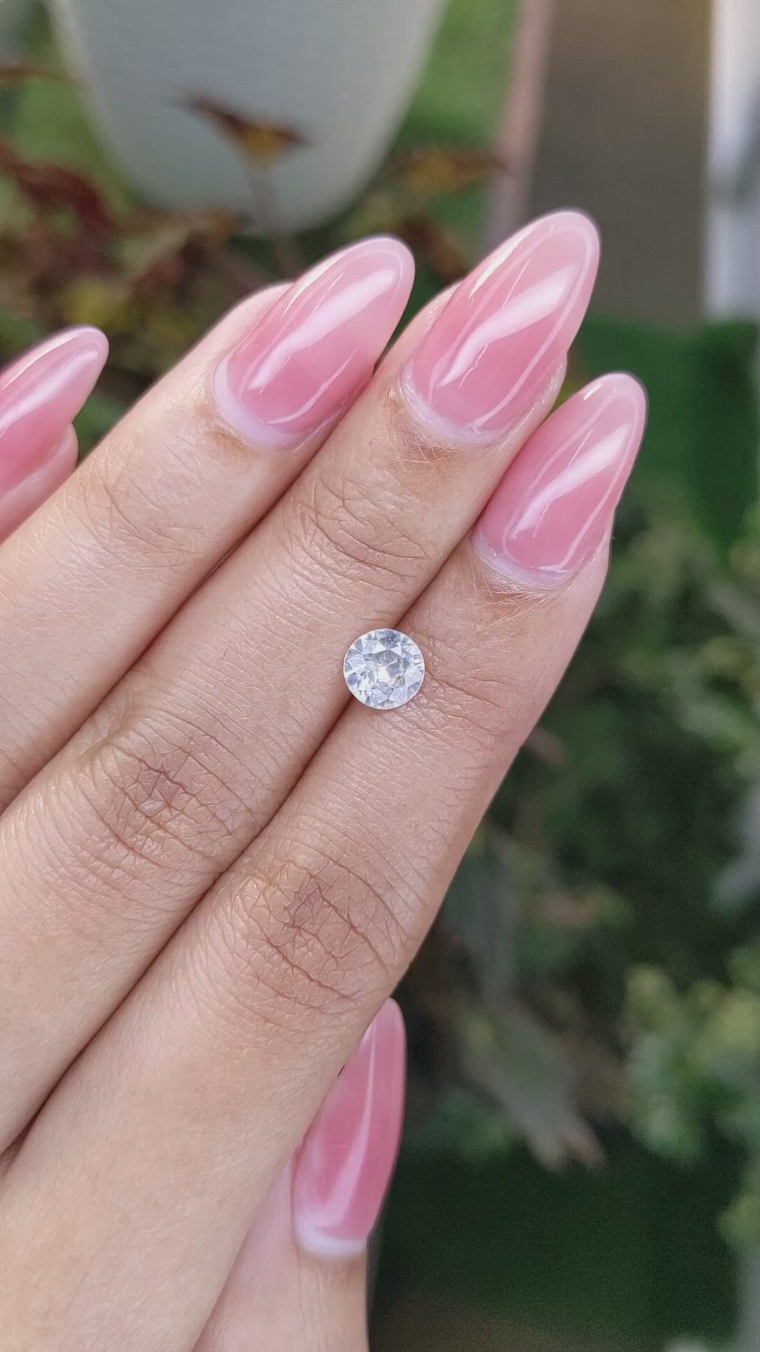 1.09 Ct. Zircon from Ceylon (Sri Lanka) Size Video