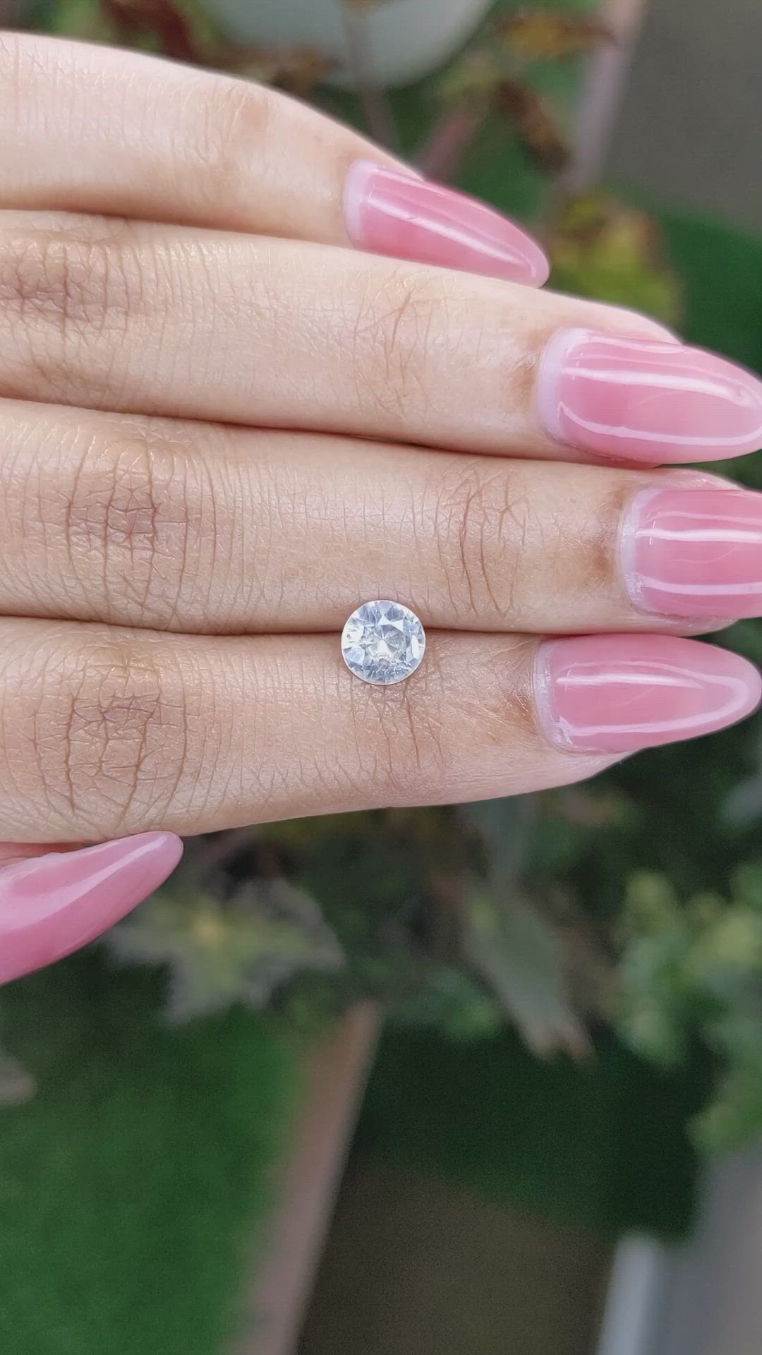 1.09 Ct. Zircon from Ceylon (Sri Lanka) Size Video