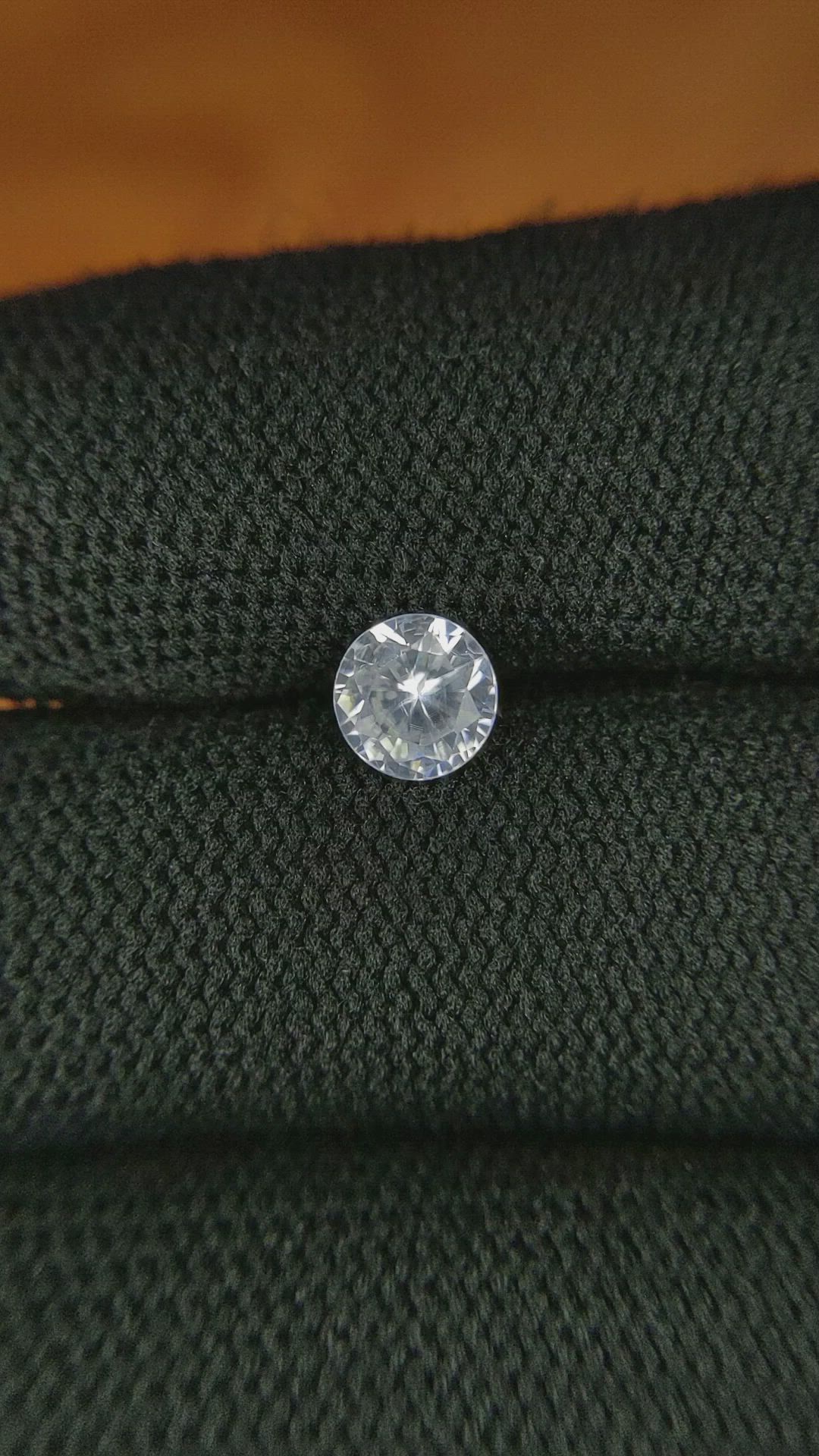 0.98 Ct. Zircon from Ceylon (Sri Lanka) Size Video