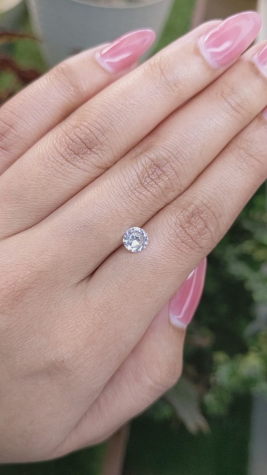 0.96 Ct. Zircon from Ceylon (Sri Lanka) Size Video