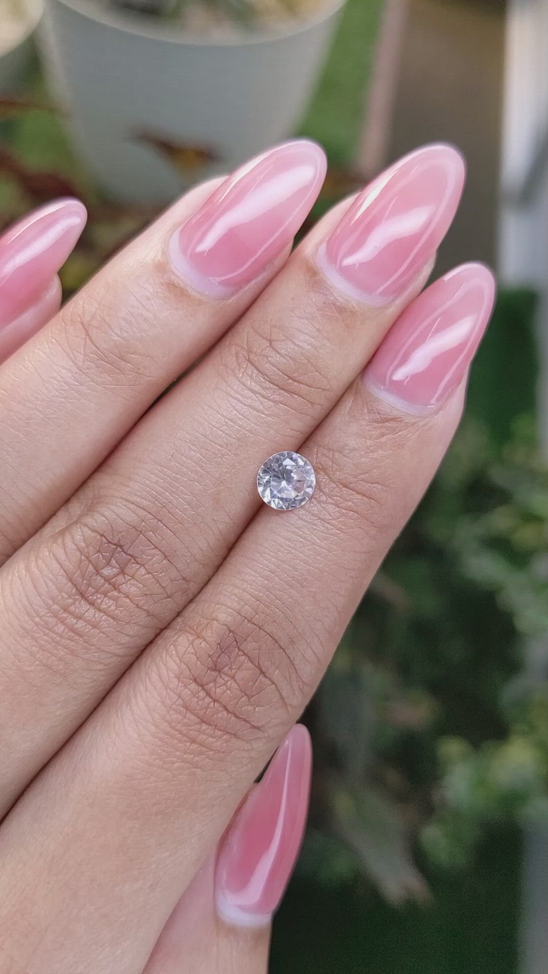 0.96 Ct. Zircon from Ceylon (Sri Lanka) Size Video