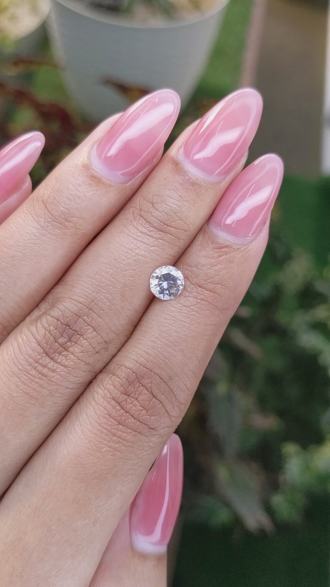 1.12 Ct. Zircon from Ceylon (Sri Lanka) Size Video