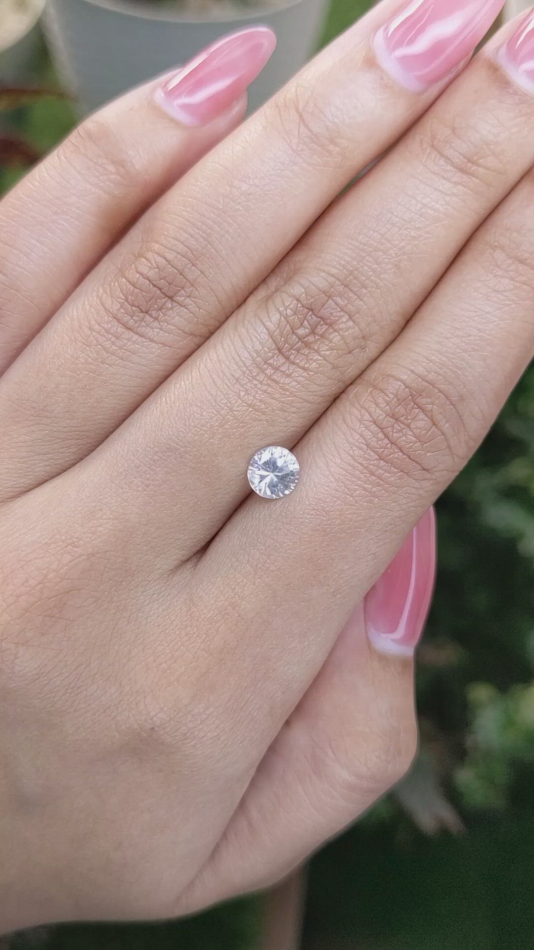 1.12 Ct. Zircon from Ceylon (Sri Lanka) Size Video