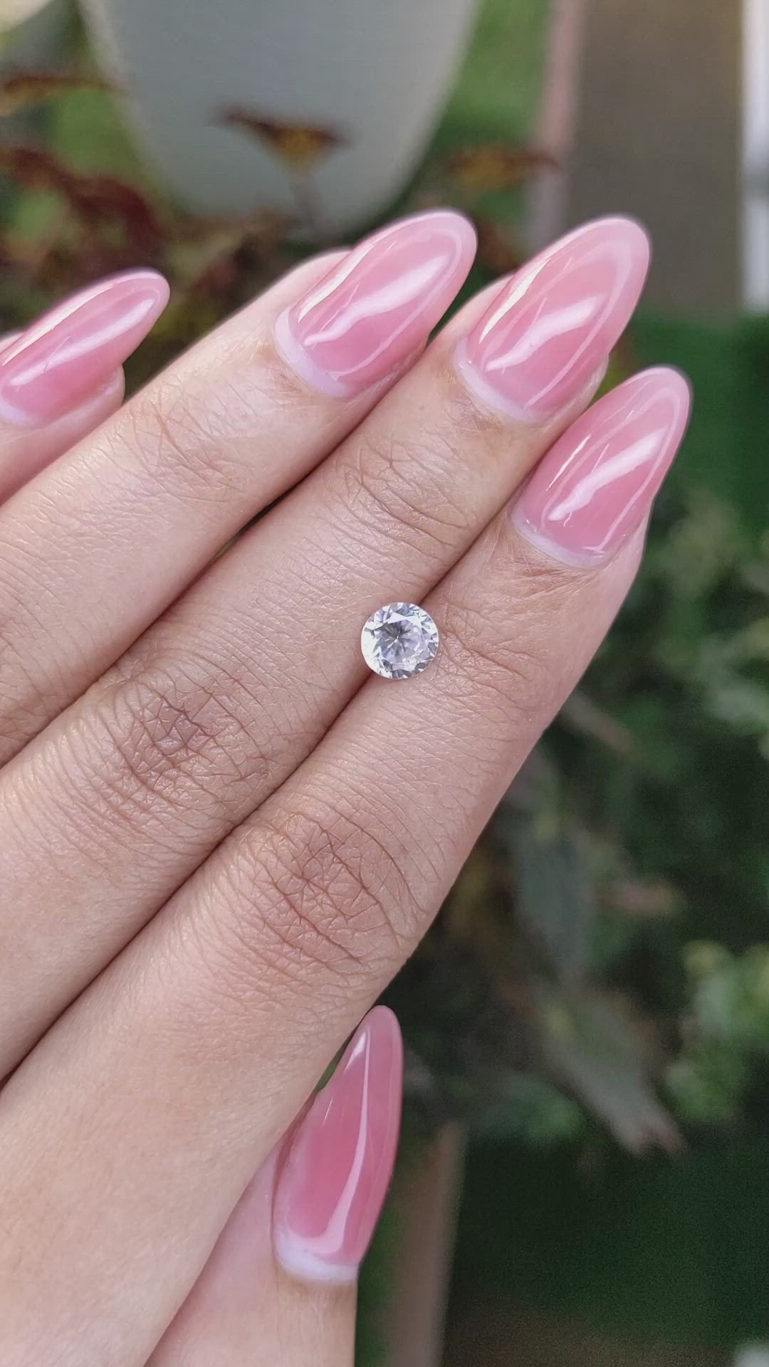 1.24 Ct. Zircon from Ceylon (Sri Lanka) Size Video