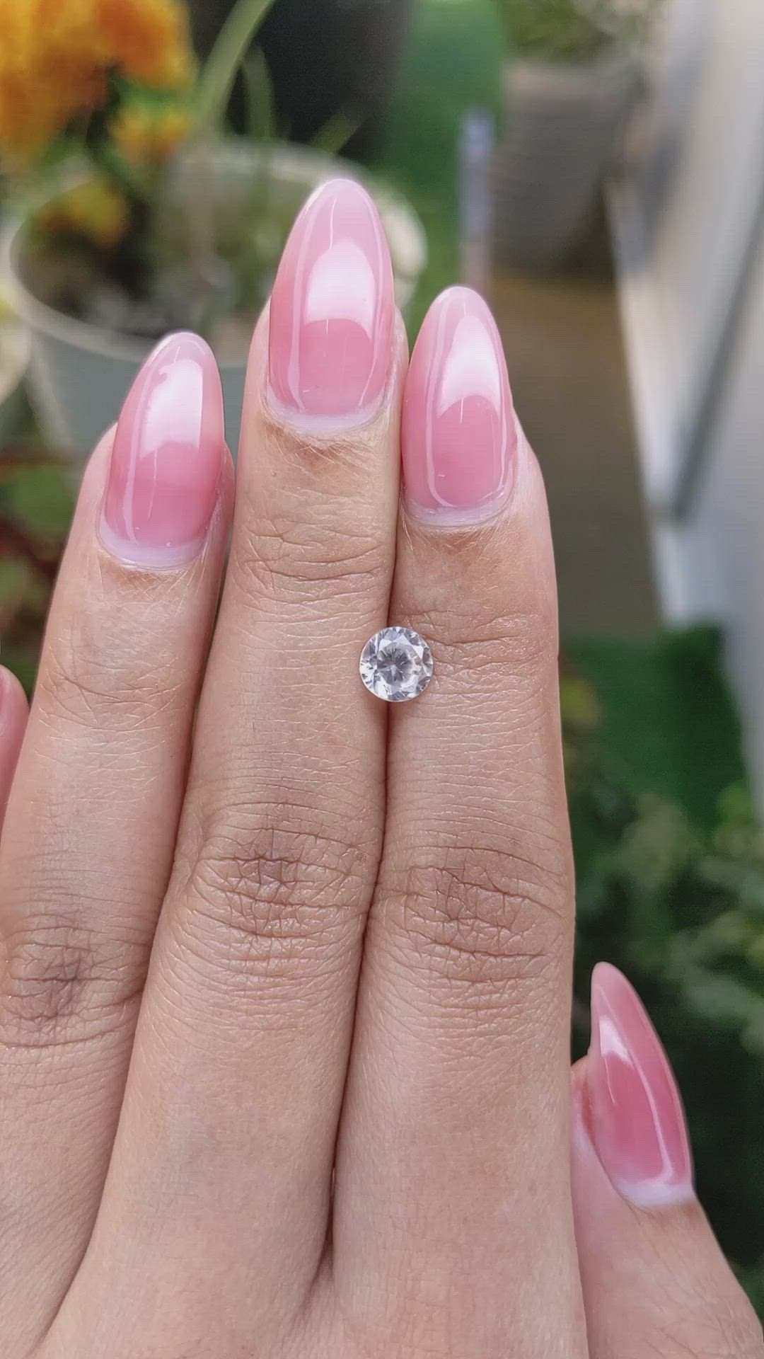 1.14 Ct. Zircon from Ceylon (Sri Lanka) Size Video