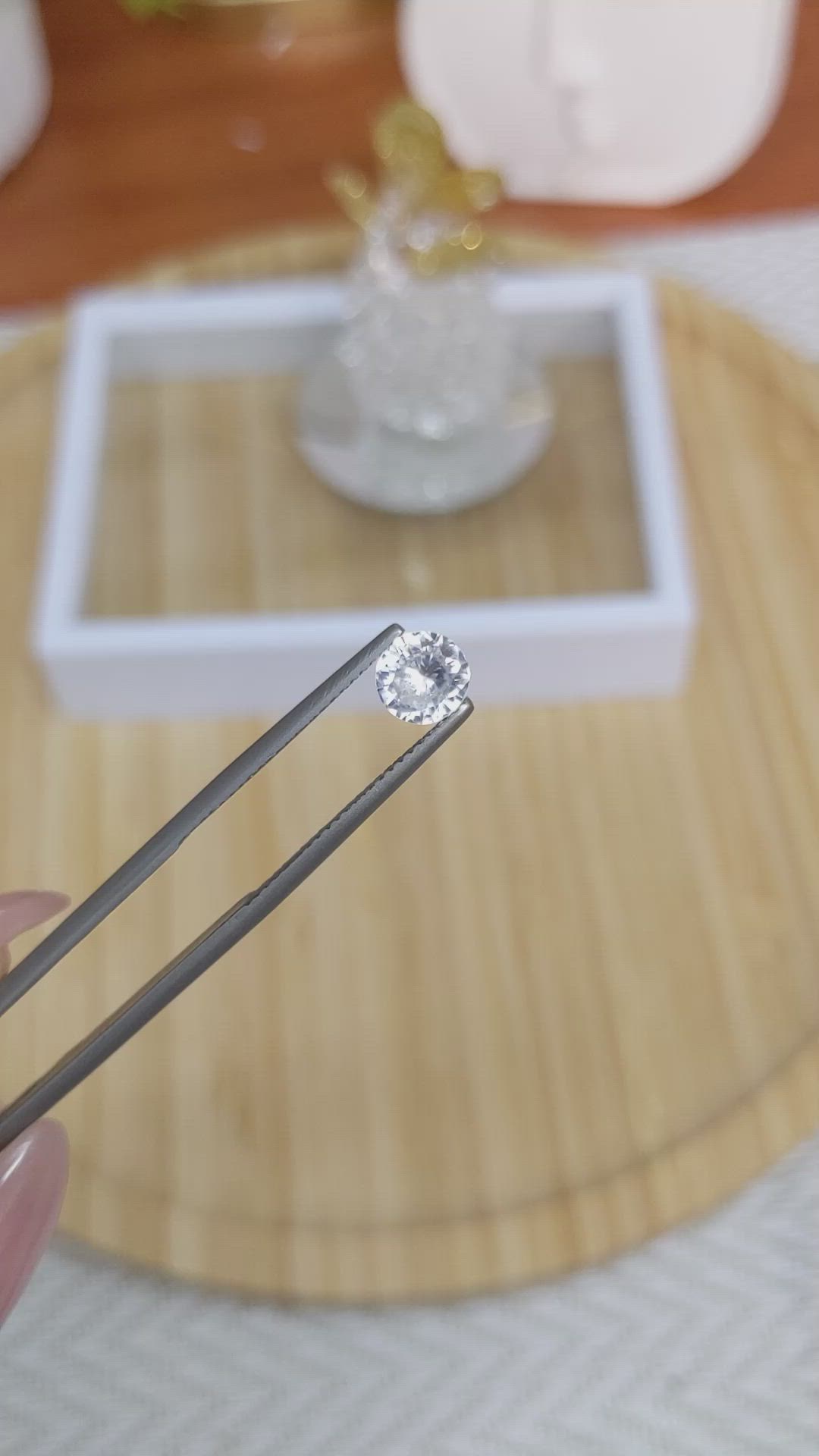 1.06 Ct. Zircon from Ceylon (Sri Lanka) Size Video
