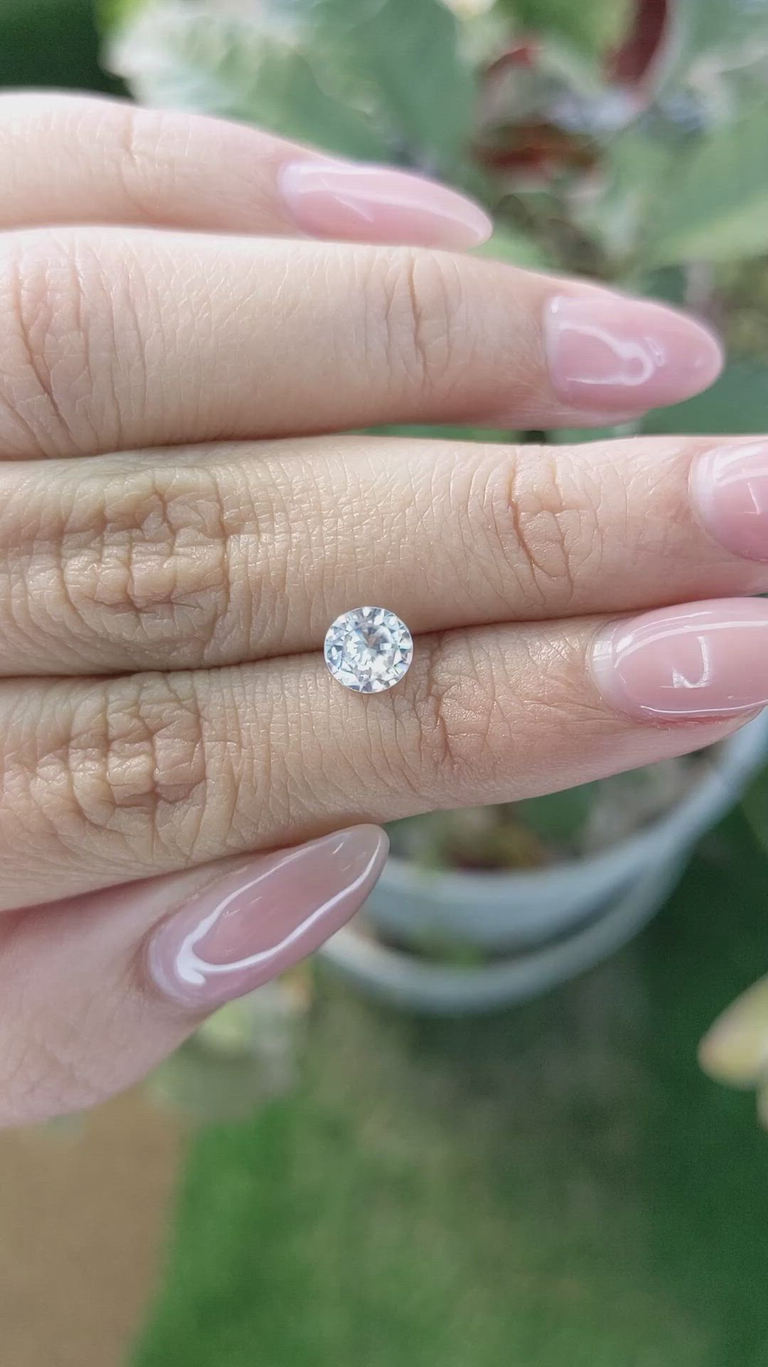 1.06 Ct. Zircon from Ceylon (Sri Lanka) Size Video