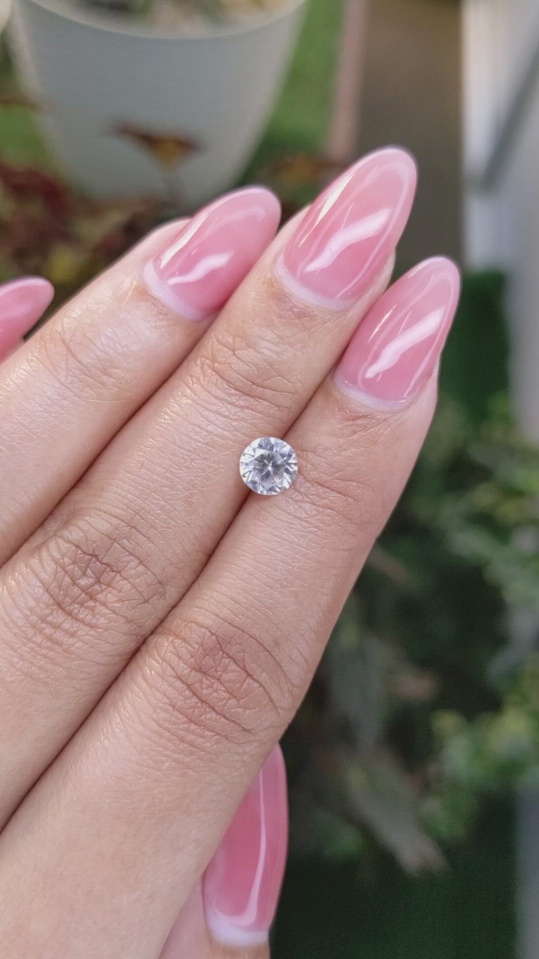 1.12 Ct. Zircon from Ceylon (Sri Lanka) Size Video