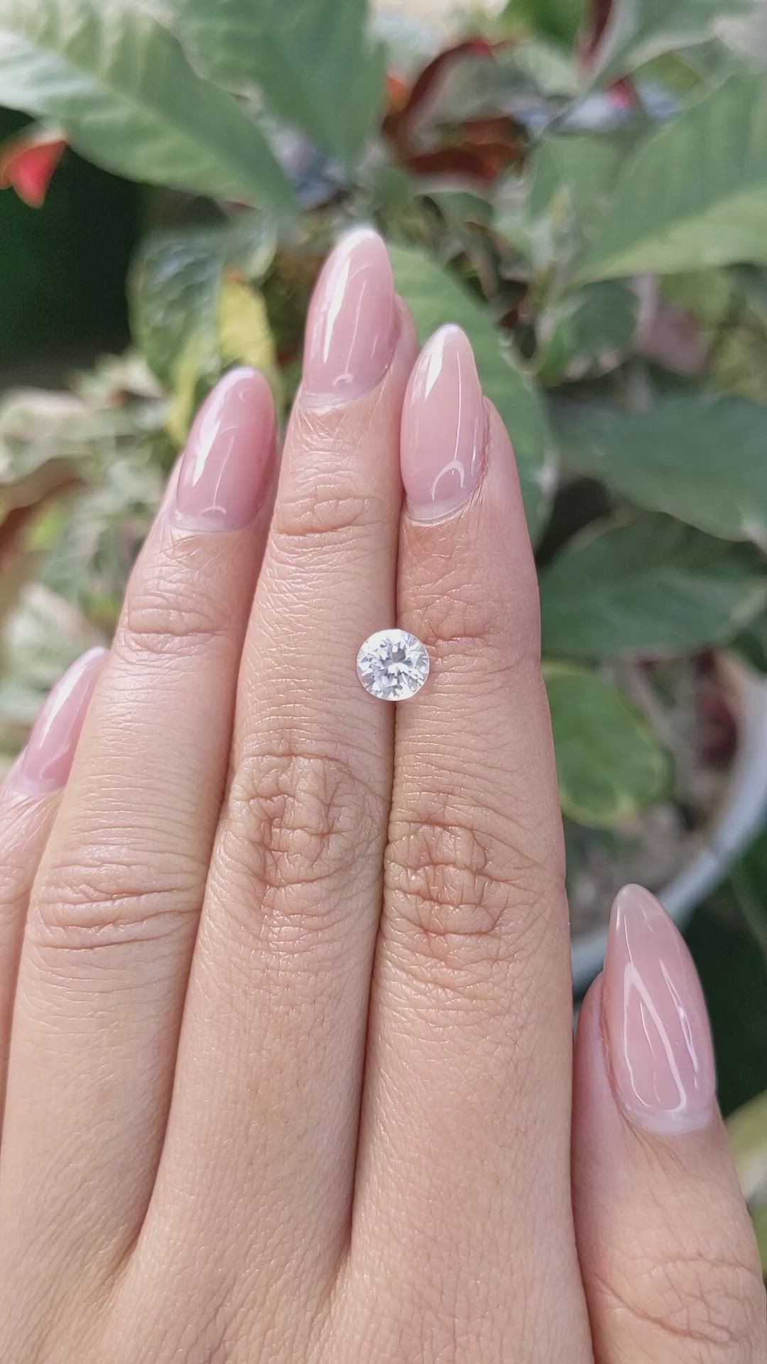 1.37 Ct. Zircon from Ceylon (Sri Lanka) Size Video