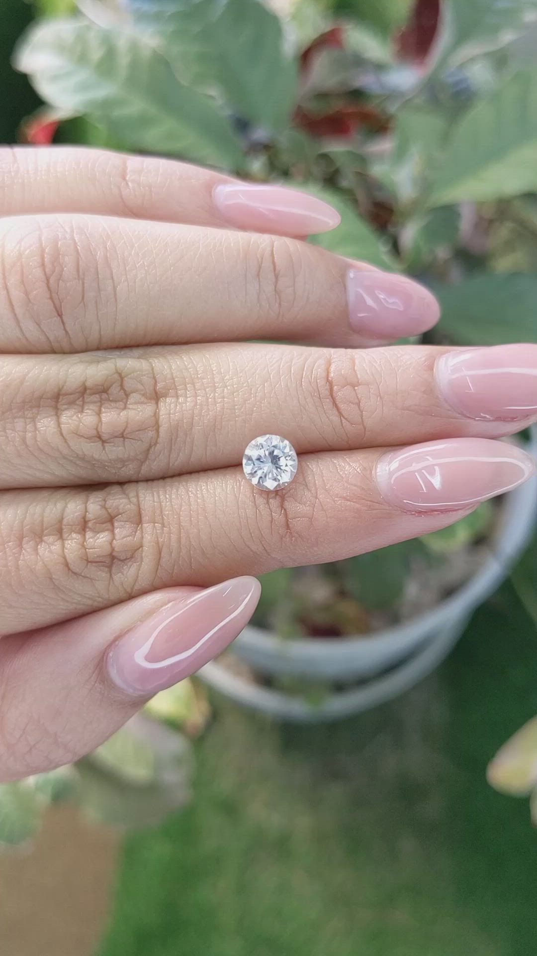 1.37 Ct. Zircon from Ceylon (Sri Lanka) Size Video