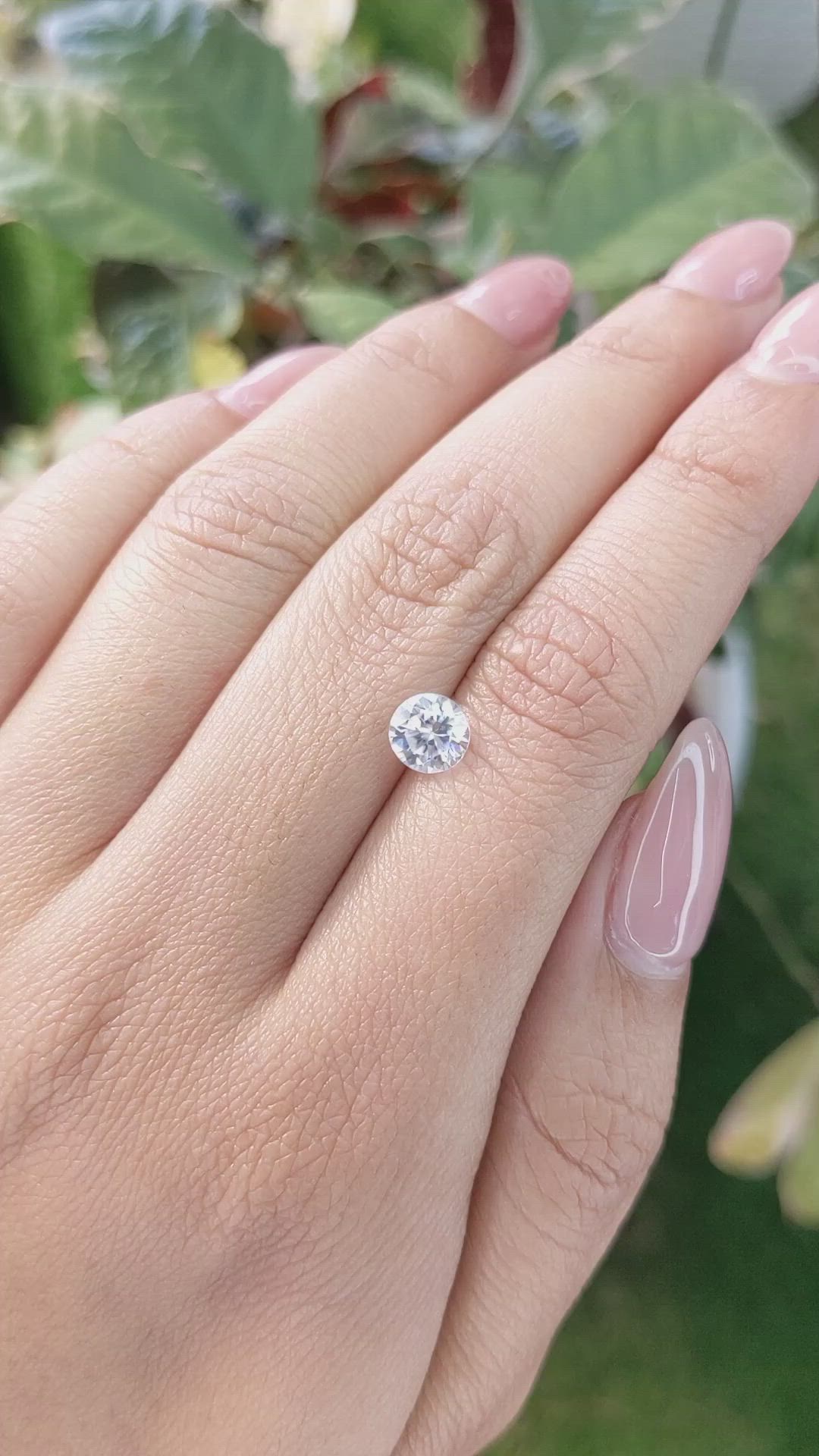 1.37 Ct. Zircon from Ceylon (Sri Lanka) Size Video