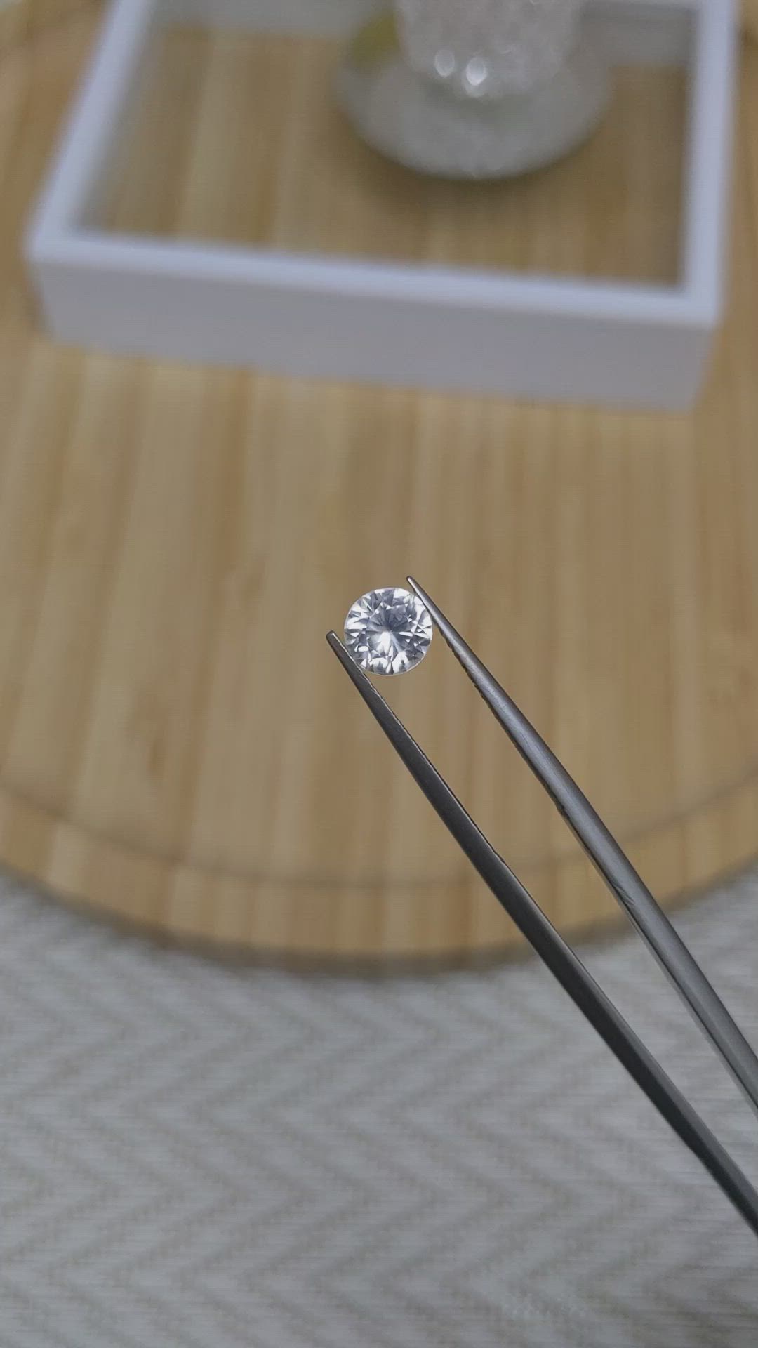 1.09 Ct. Zircon from Ceylon (Sri Lanka) Size Video