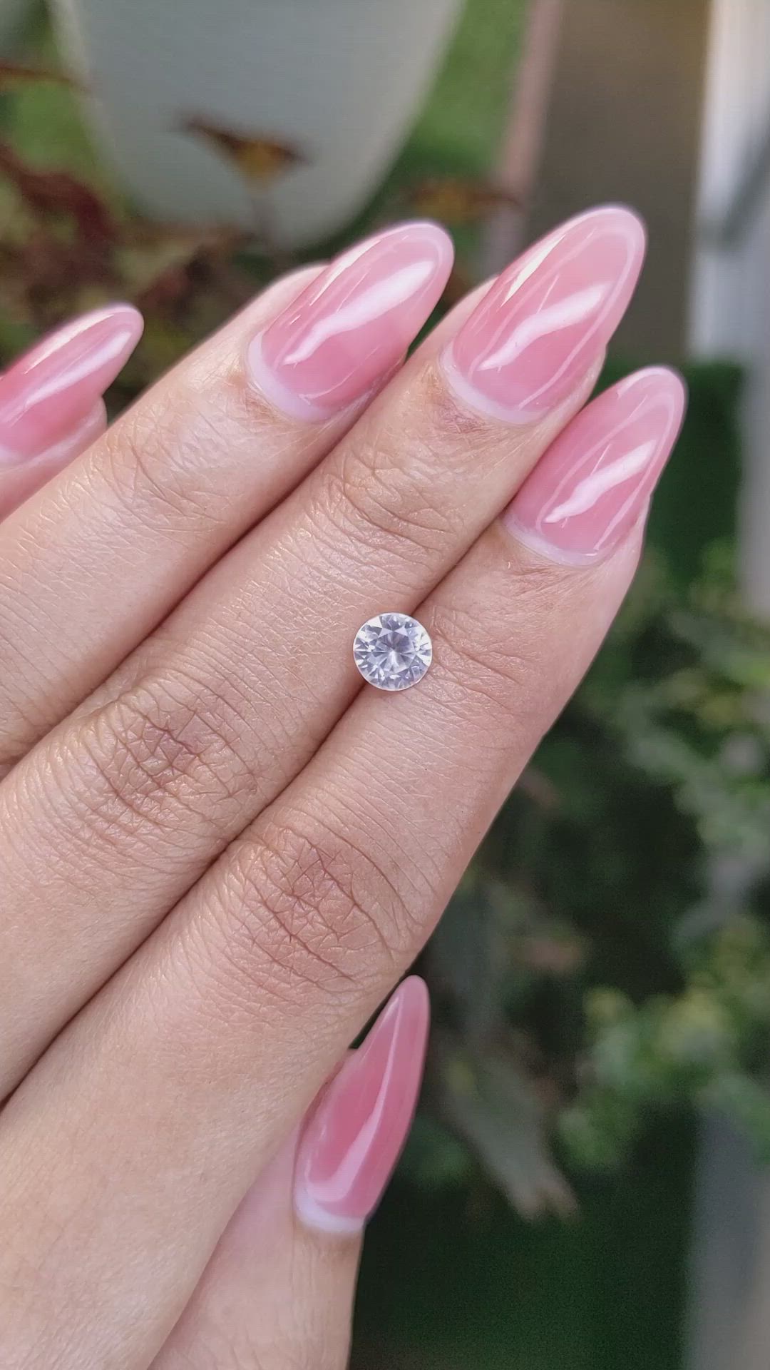 1.09 Ct. Zircon from Ceylon (Sri Lanka) Size Video