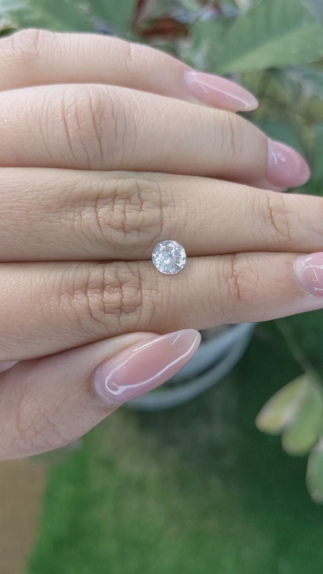 1.06 Ct. Zircon from Ceylon (Sri Lanka) Size Video